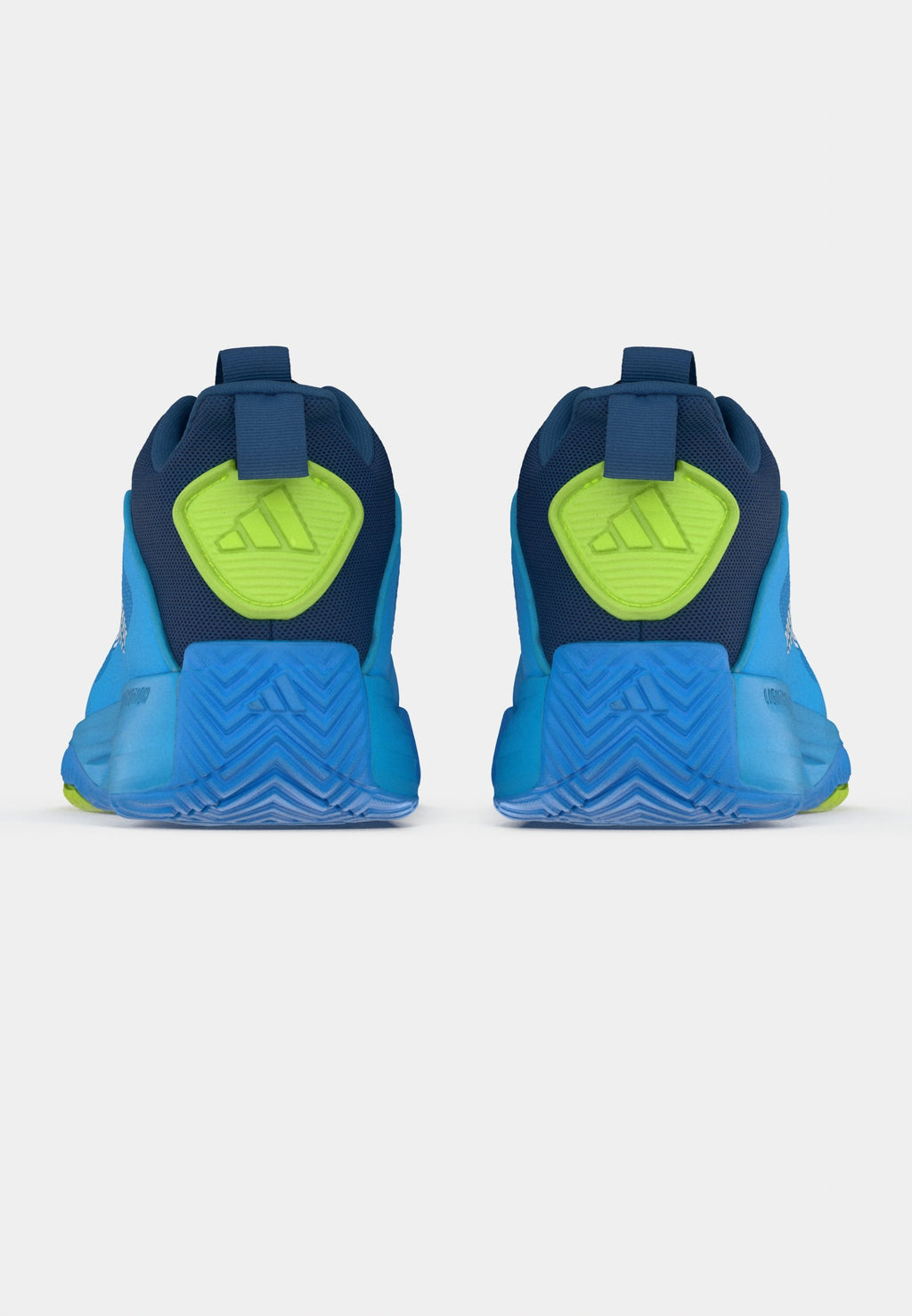 OWNTHEGAME 3.0 UNISEX - Basketball shoes - lucid aquamarine/footwear white/dusky petrol