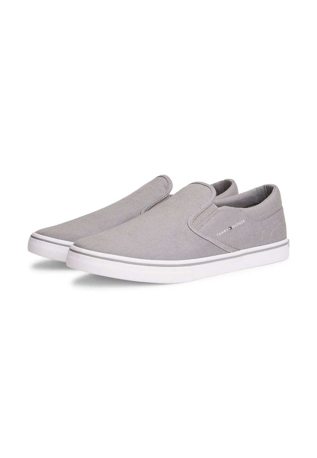 CANVAS SLIP-ON TRAINERS - Trainers - universal grey