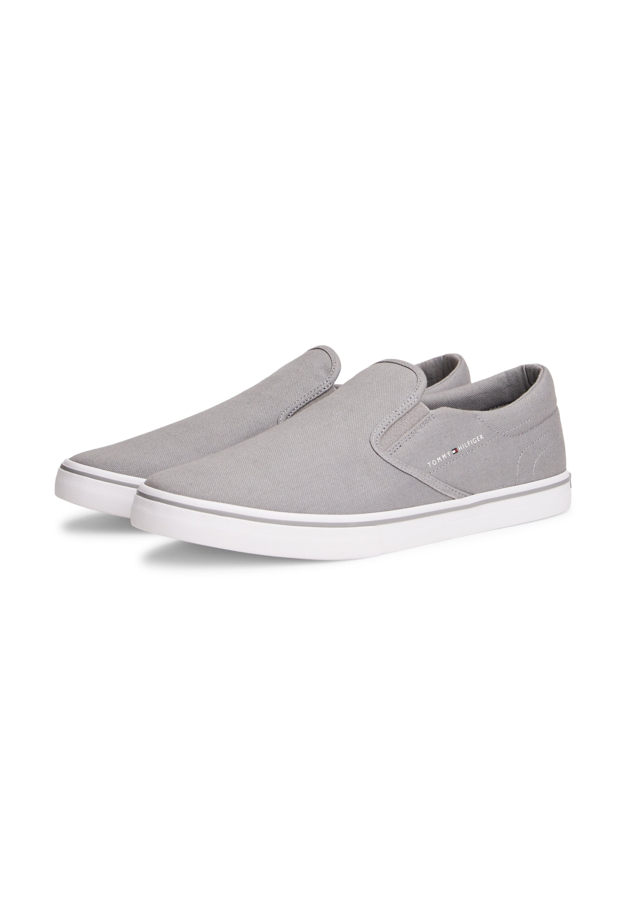 CANVAS SLIP-ON TRAINERS - Trainers - universal grey