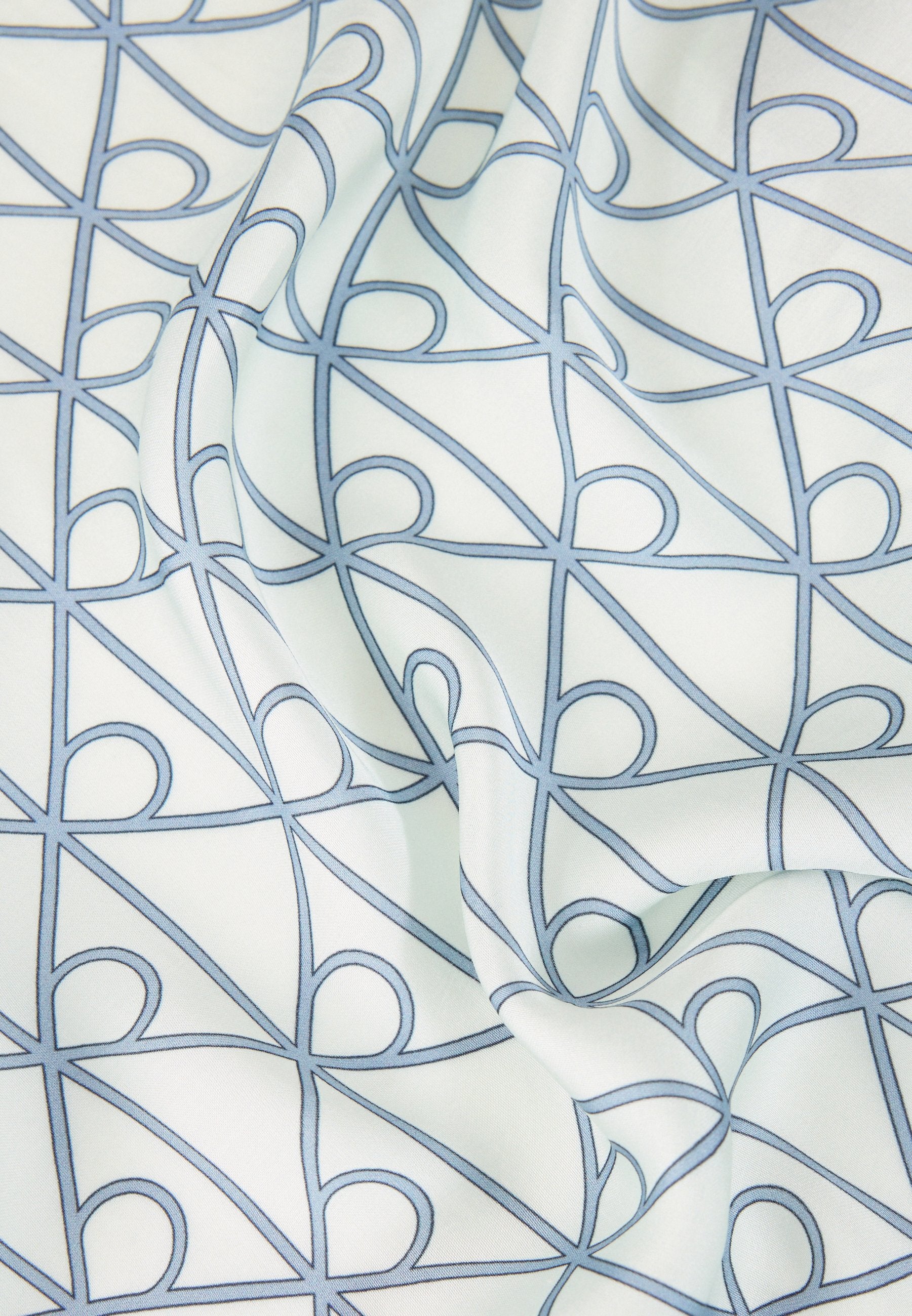 FOULARD IMPRIMÉ EMBLEME - Foulard - faded denim