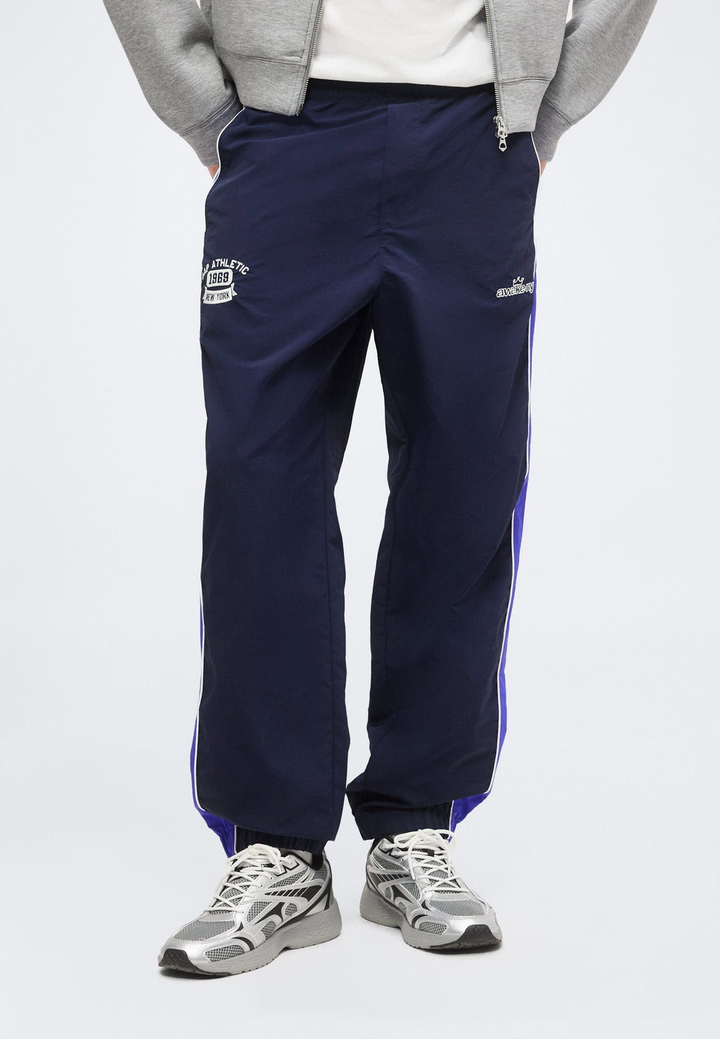 GAP AWAKE NY TRACK PANTS - Tracksuit bottoms - navy