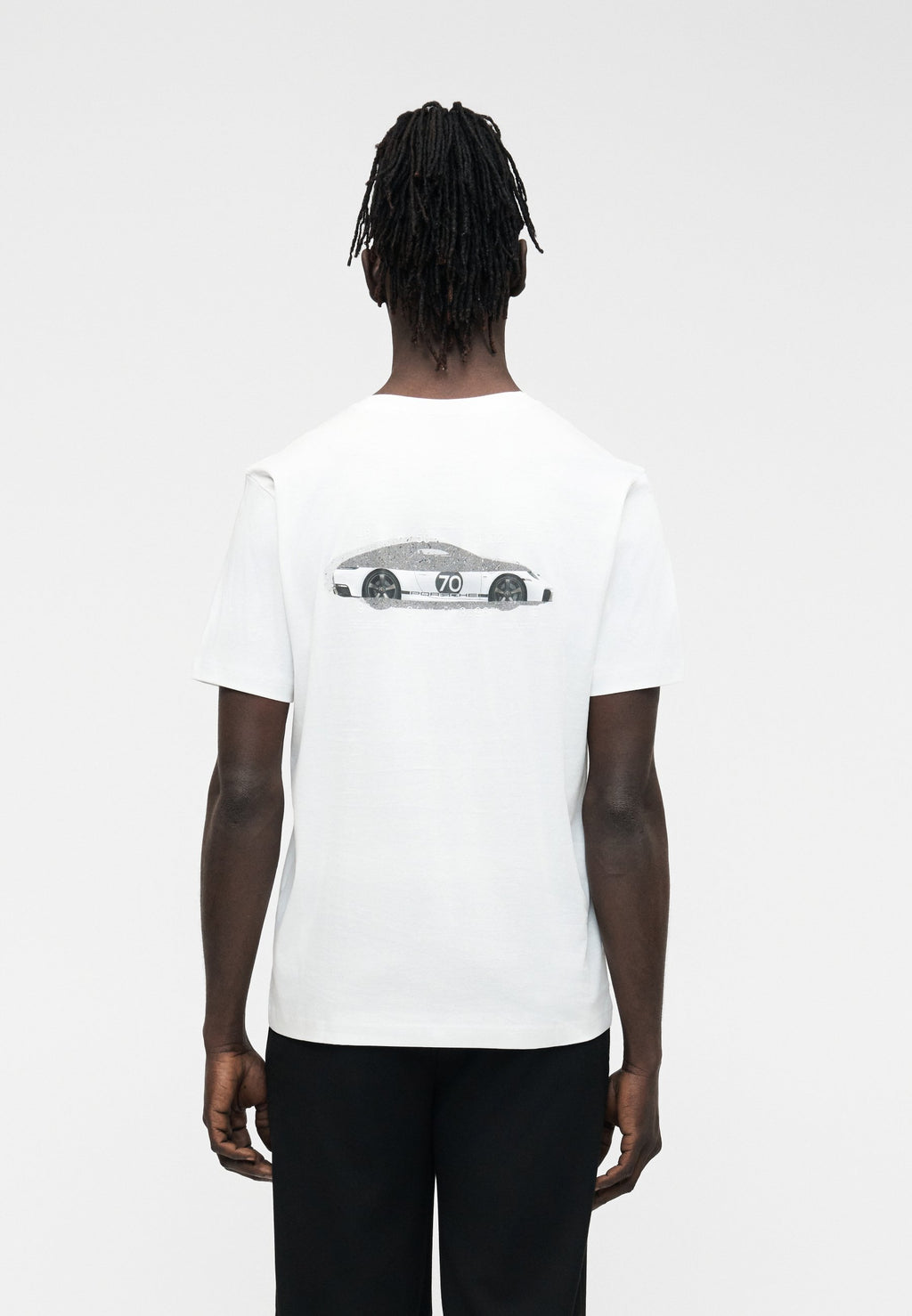 SPIRIT70 CAR - Print T-shirt - white