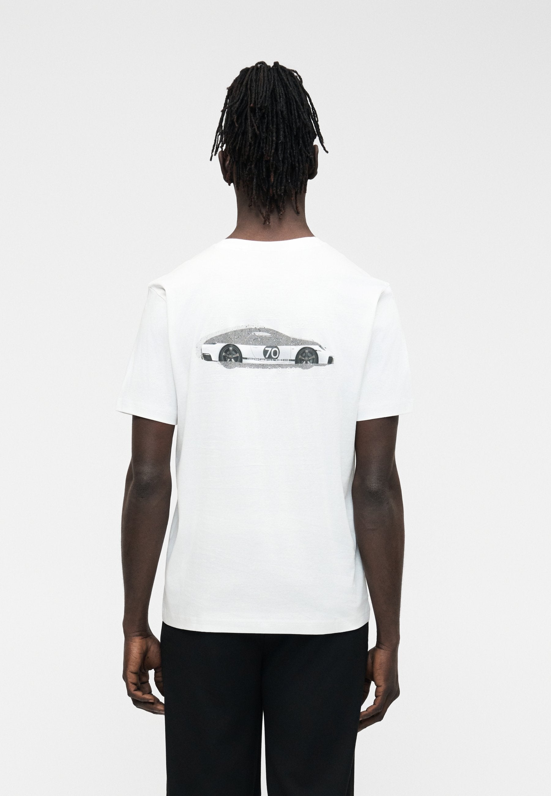 SPIRIT70 CAR - Print T-shirt - white