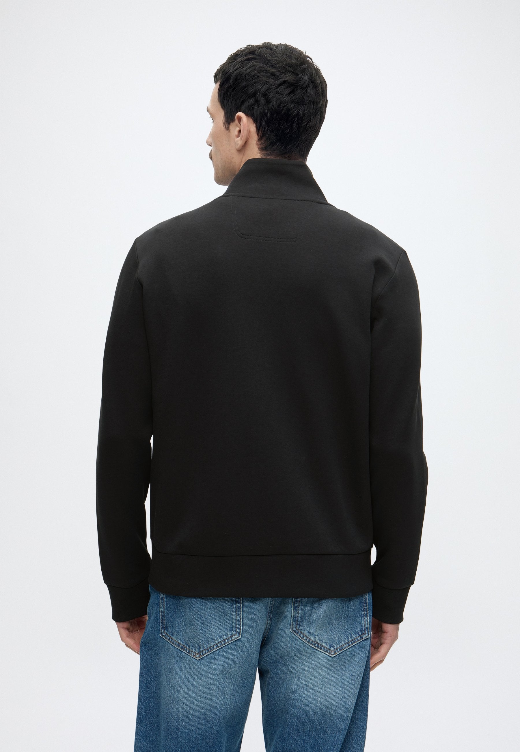 SKAZ - Fermuarlı sweatshirt - siyah