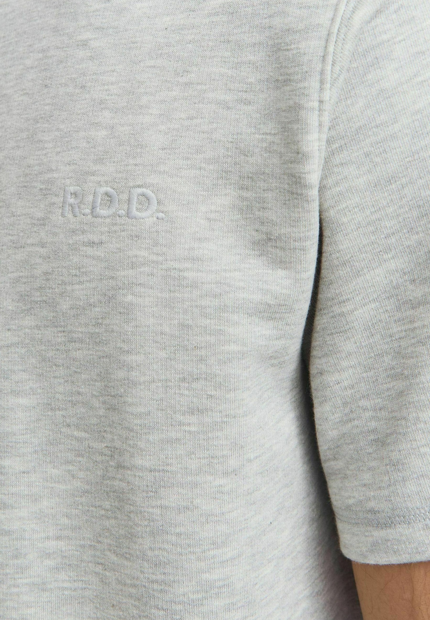 T-SHIRT RDD GEDRUCKT RUNDHALS T-SHIRT - Basic T-shirt - light grey melange
