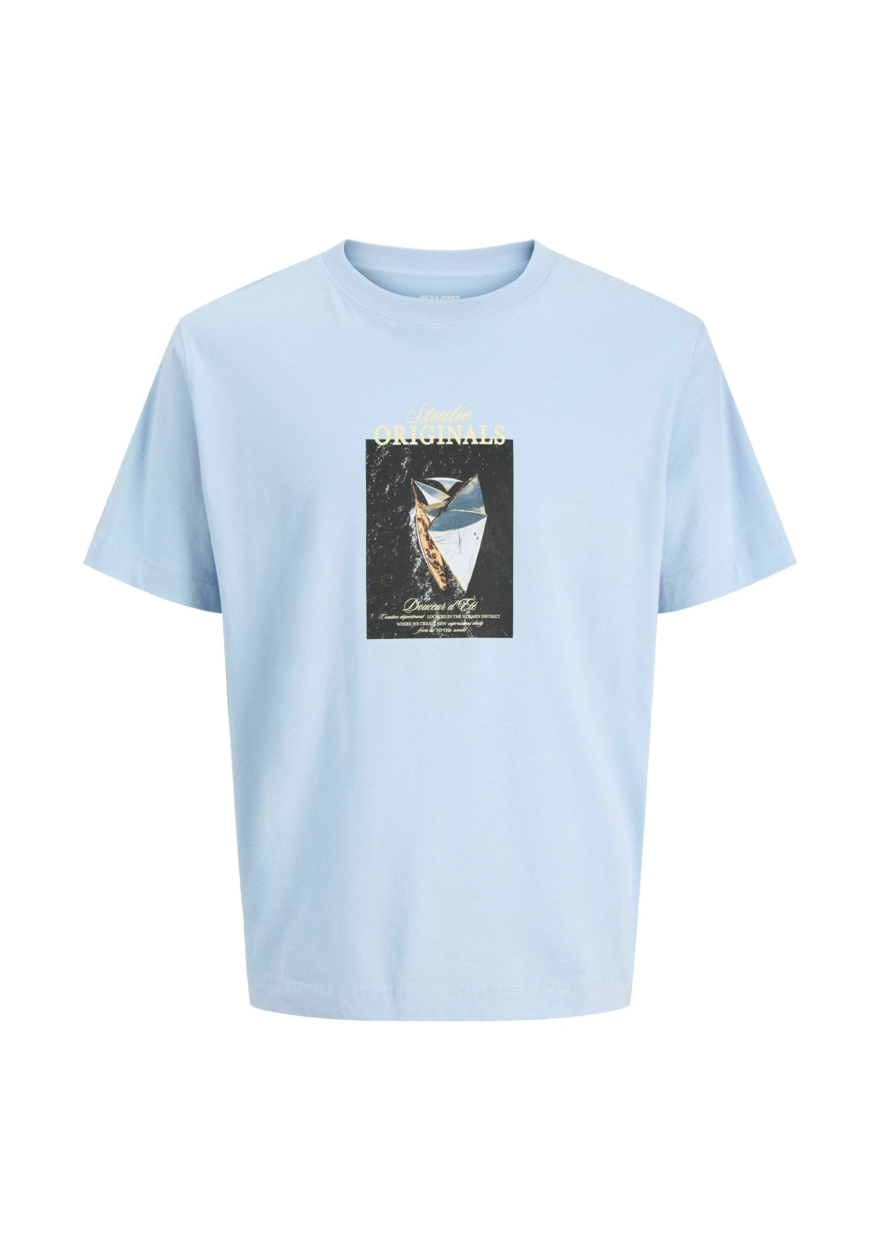 T- - Print T-shirt - cashmere blue