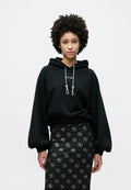 HOODED KRYSTAL  - Sweatshirt - jet black
