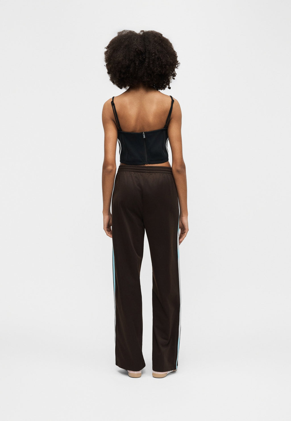 PANTALON DE SURVÊTEMENT LOOSE FIREBIRD - Bas de survêtement - aurora coffee/icey blue