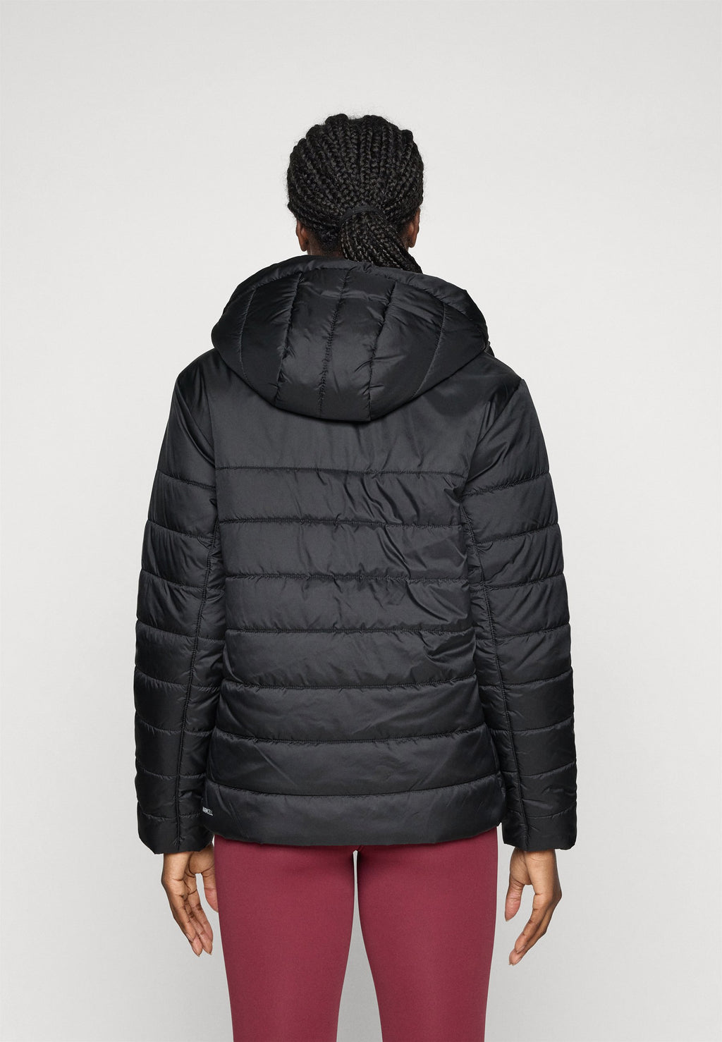 HOODED PADDED - Winter jacket - black