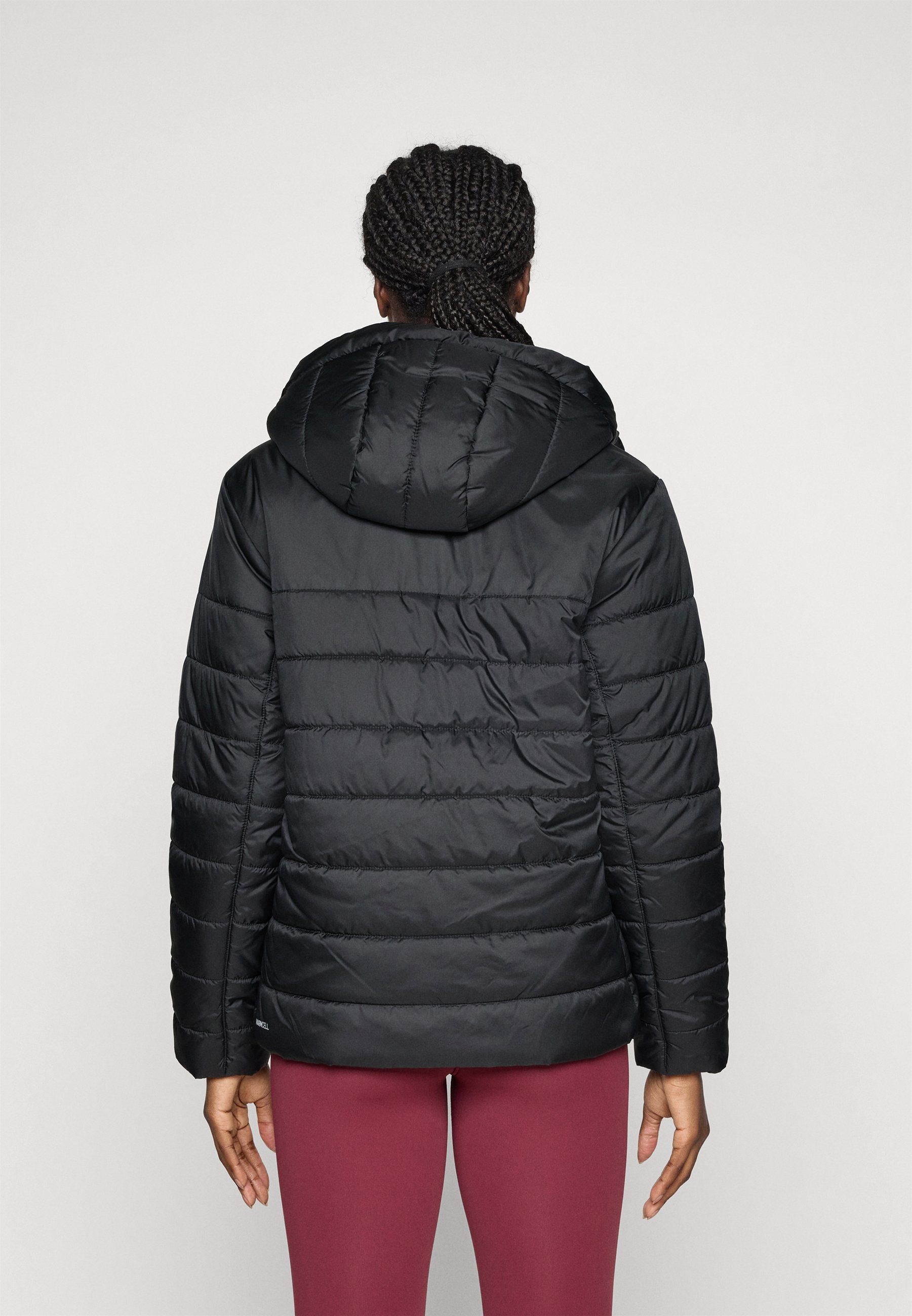 HOODED PADDED - Winter jacket - black