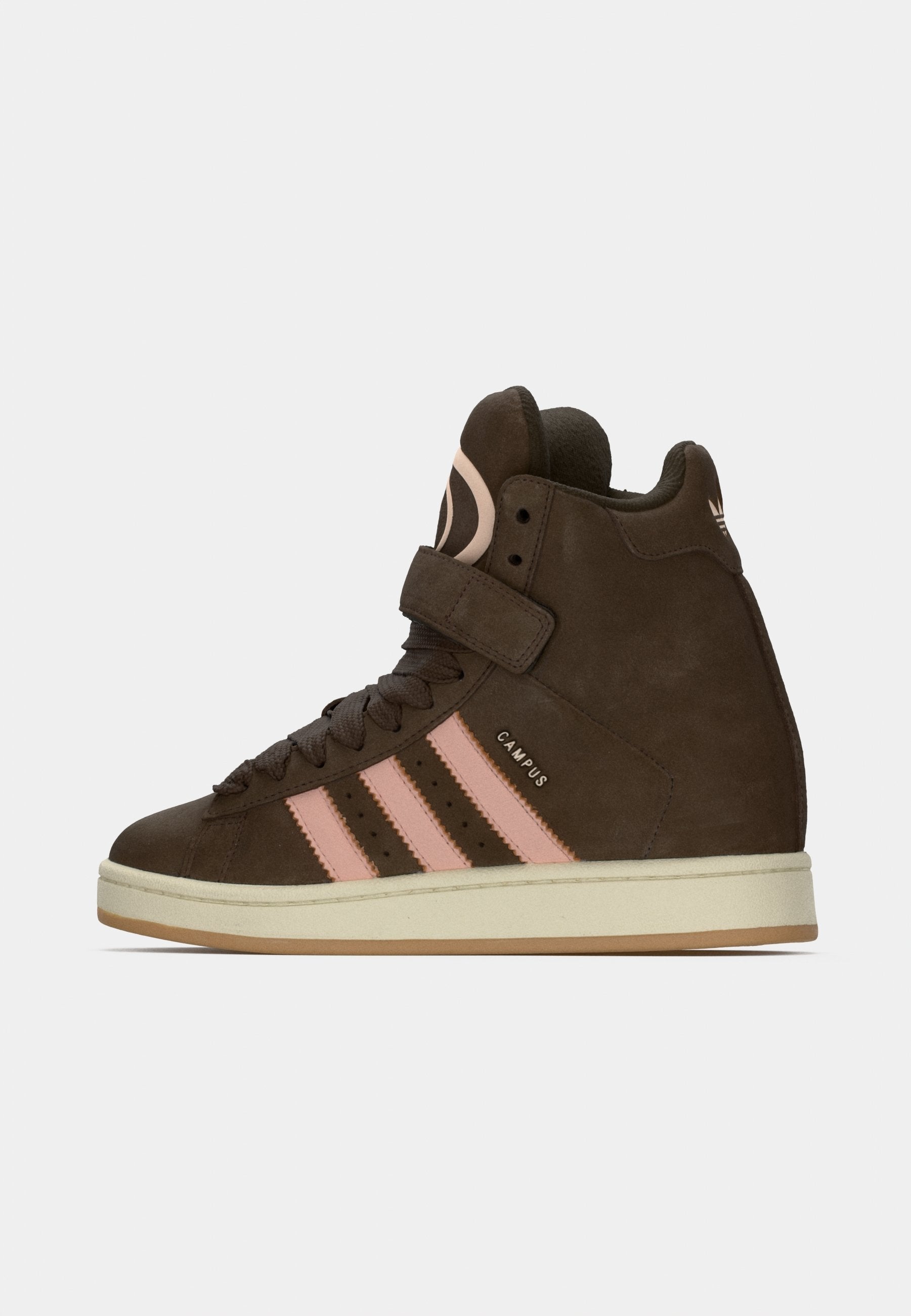 CAMPUS BOLD WEDGE - High-top trainers - core black/blush pink/cream white