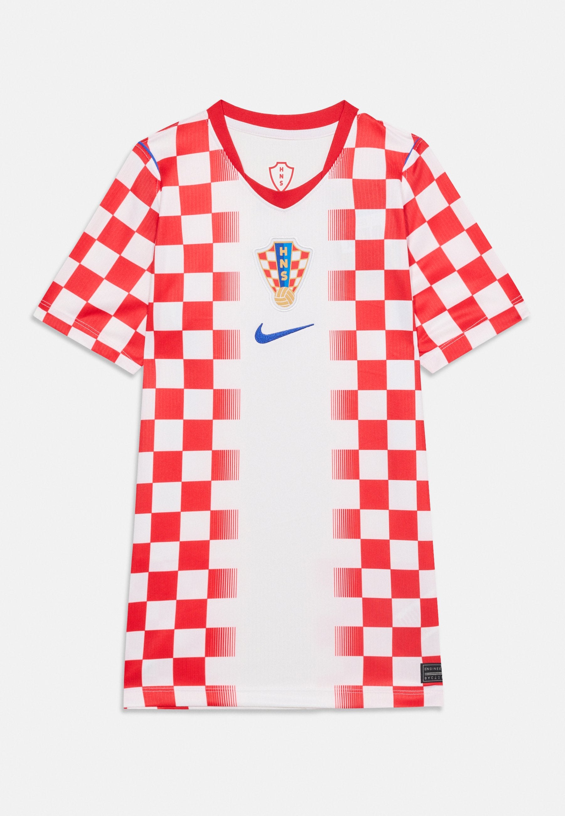 CROATIA STADIUM HOME UNISEX - Sports T-shirt - white/university red/hyper royal