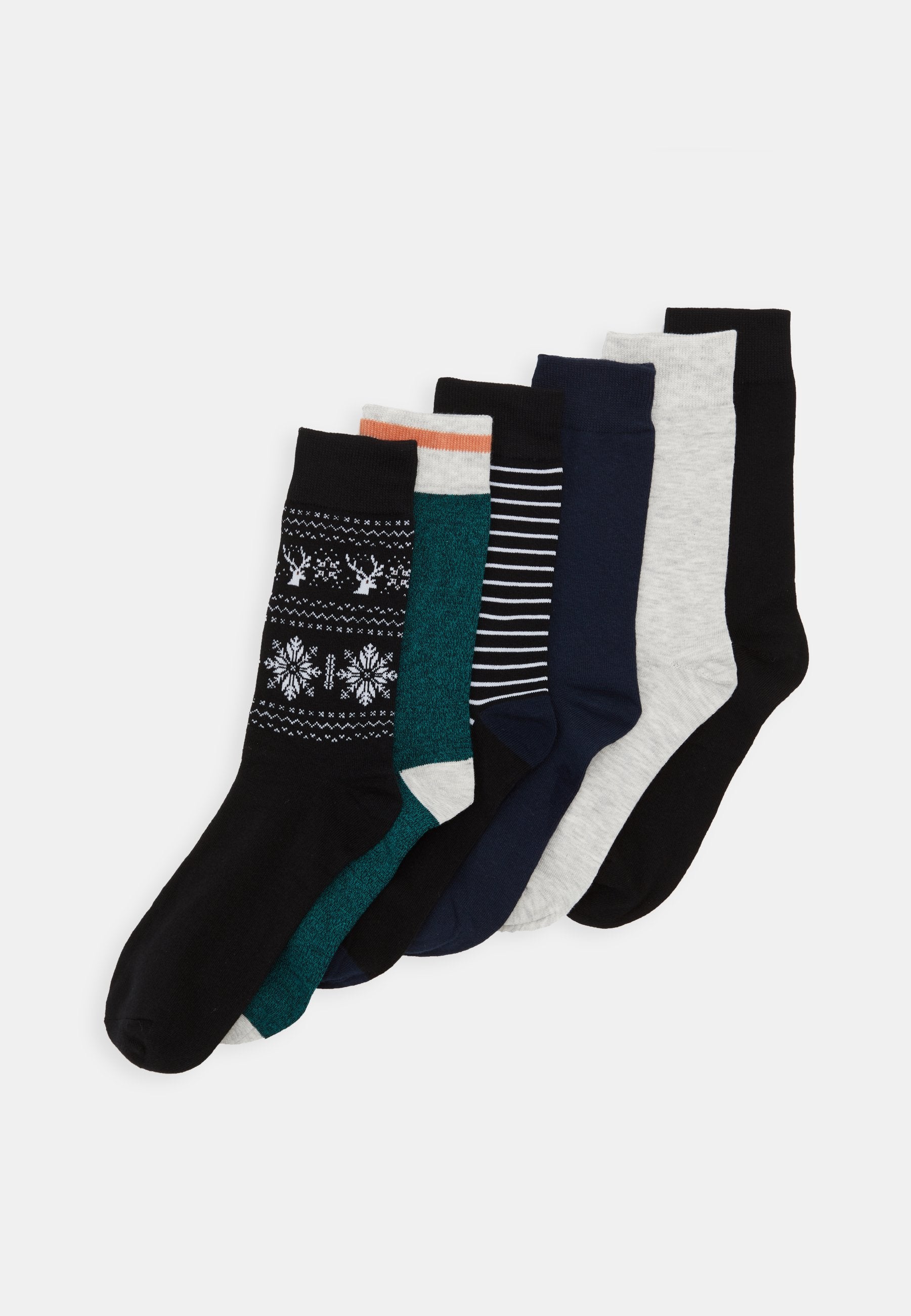 JACCHRISTMAS SOCK CALENDAR - Socks - black