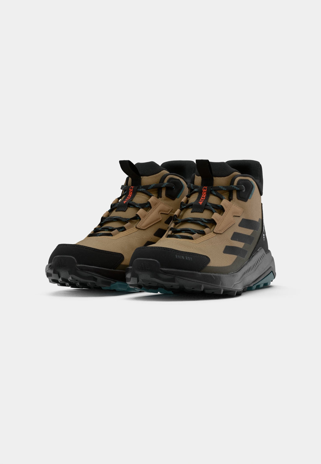ANYLANDER MID - Hiking shoes - cardboard/core black/shadow olive