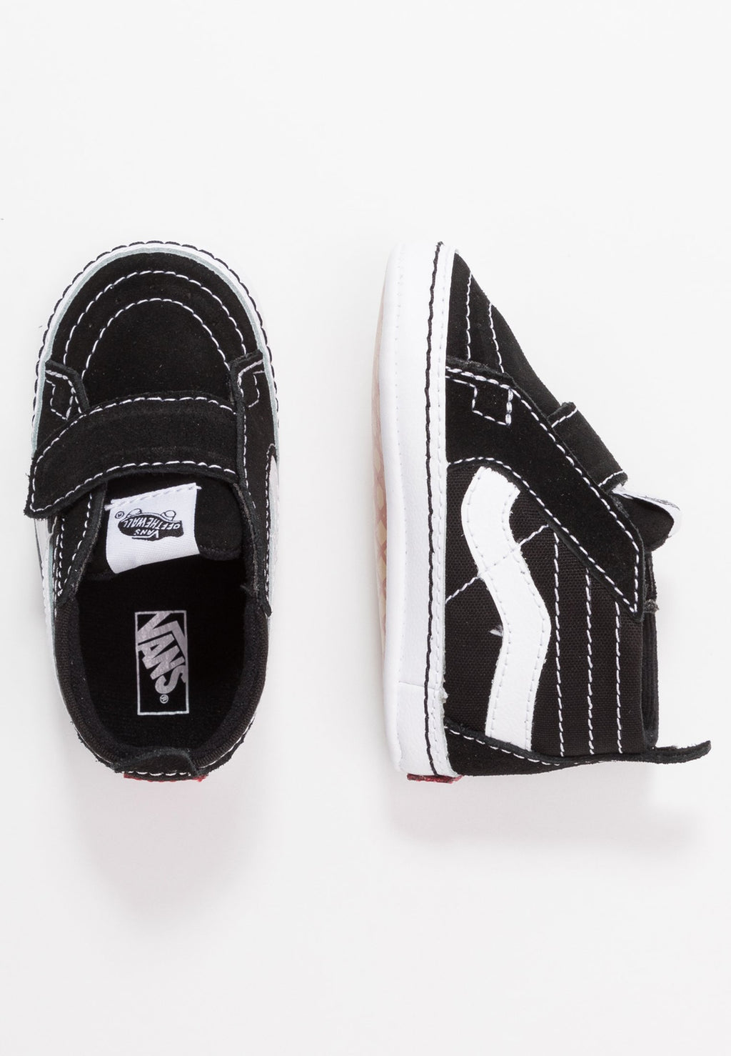 IN SK8-HI CRIB UNISEX - First shoes - black/true white