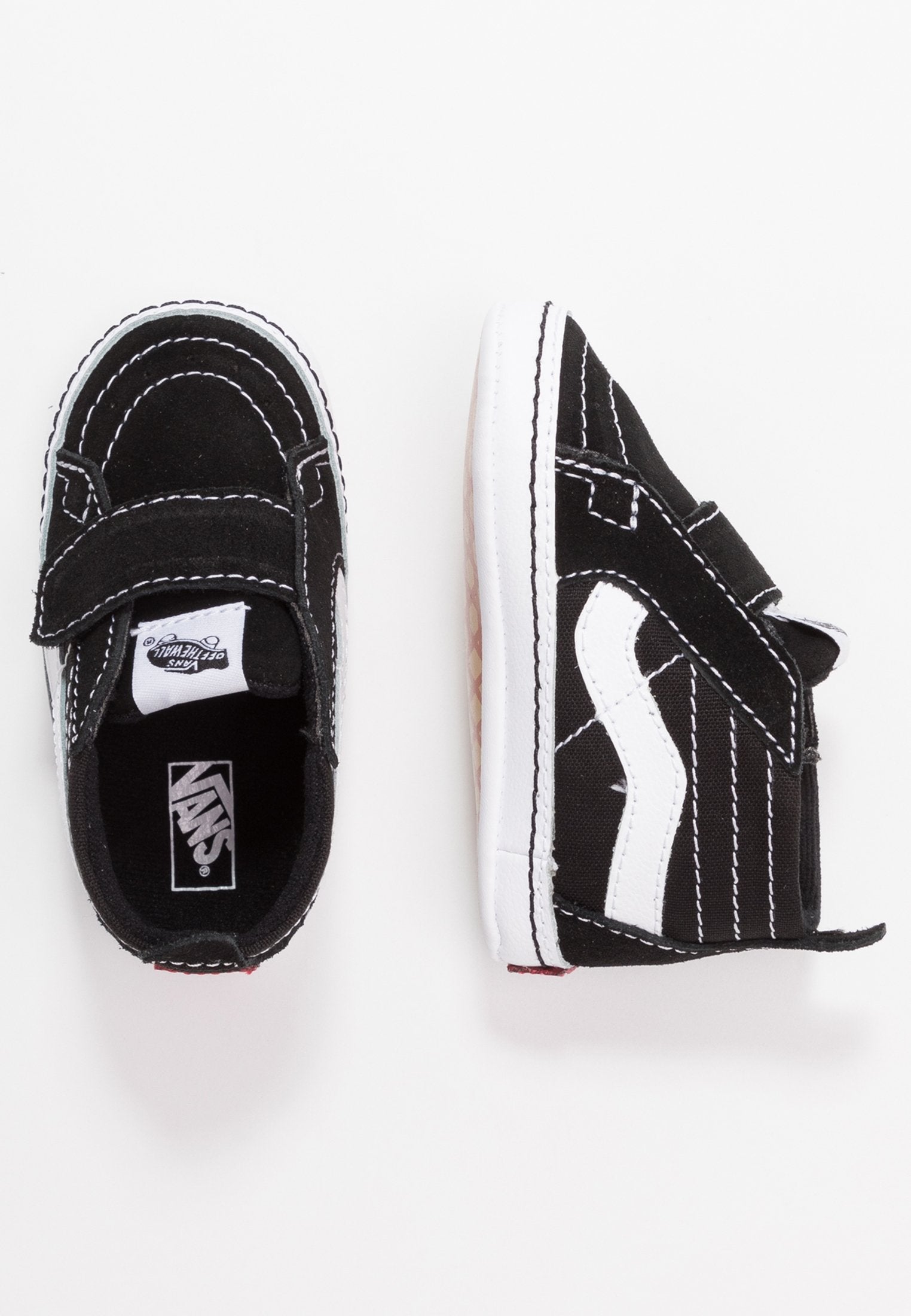IN SK8-HI CRIB UNISEX - First shoes - black/true white