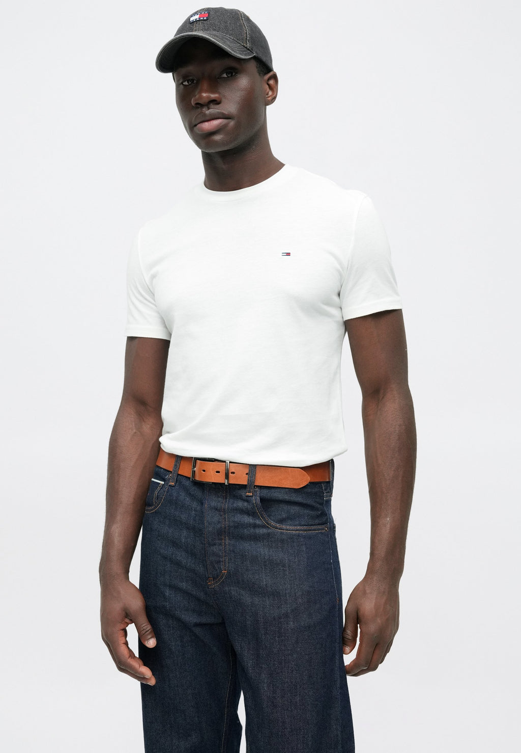 SLIM TEE 2 PACK - Basic T-shirt - ecru/dark night navy