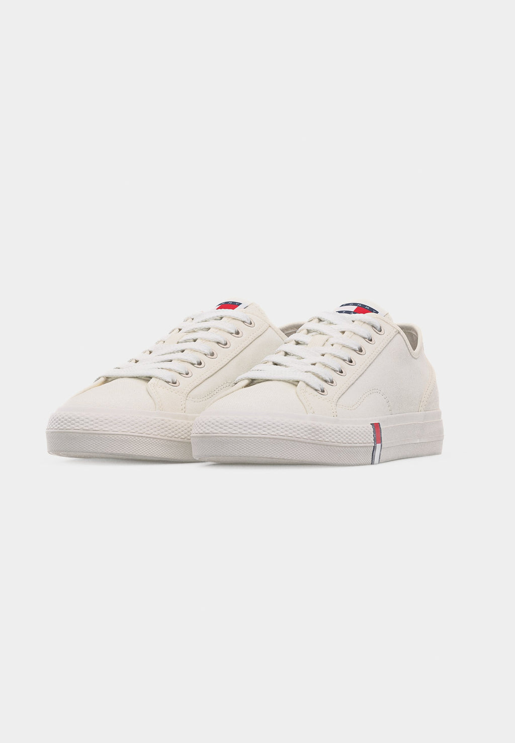 ARCHIVE FLAG STRIPE CANVAS TRAINERS - Trainers - ecru
