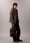 RAISED ROUND BACKPACK - Rucksack - black