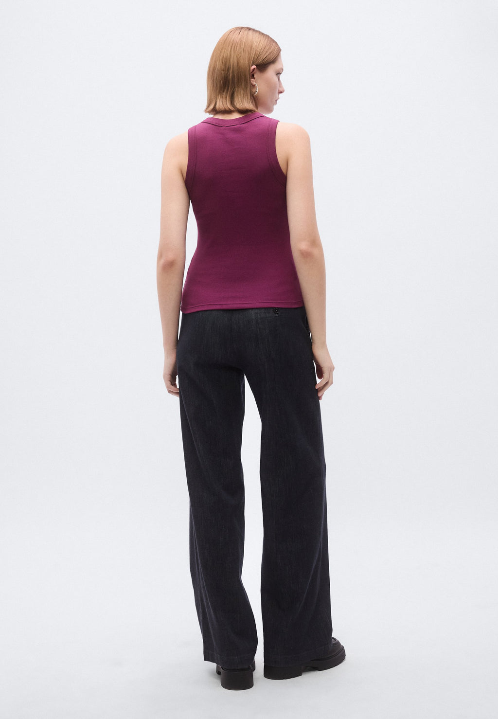 MONOGRAM TANK - Top - hot berry
