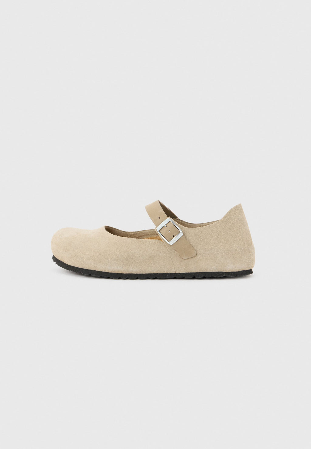 MANTOVA REGULAR - Ankle strap ballet pumps - taupe