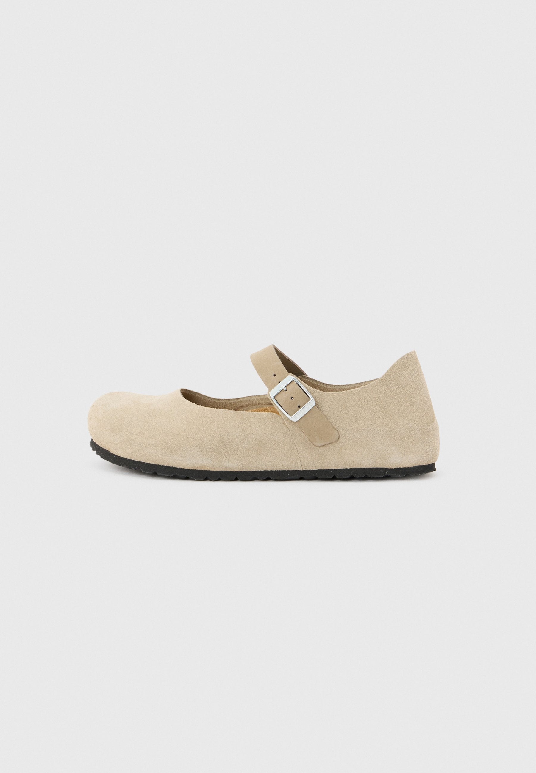 MANTOVA REGULAR - Ankle strap ballet pumps - taupe