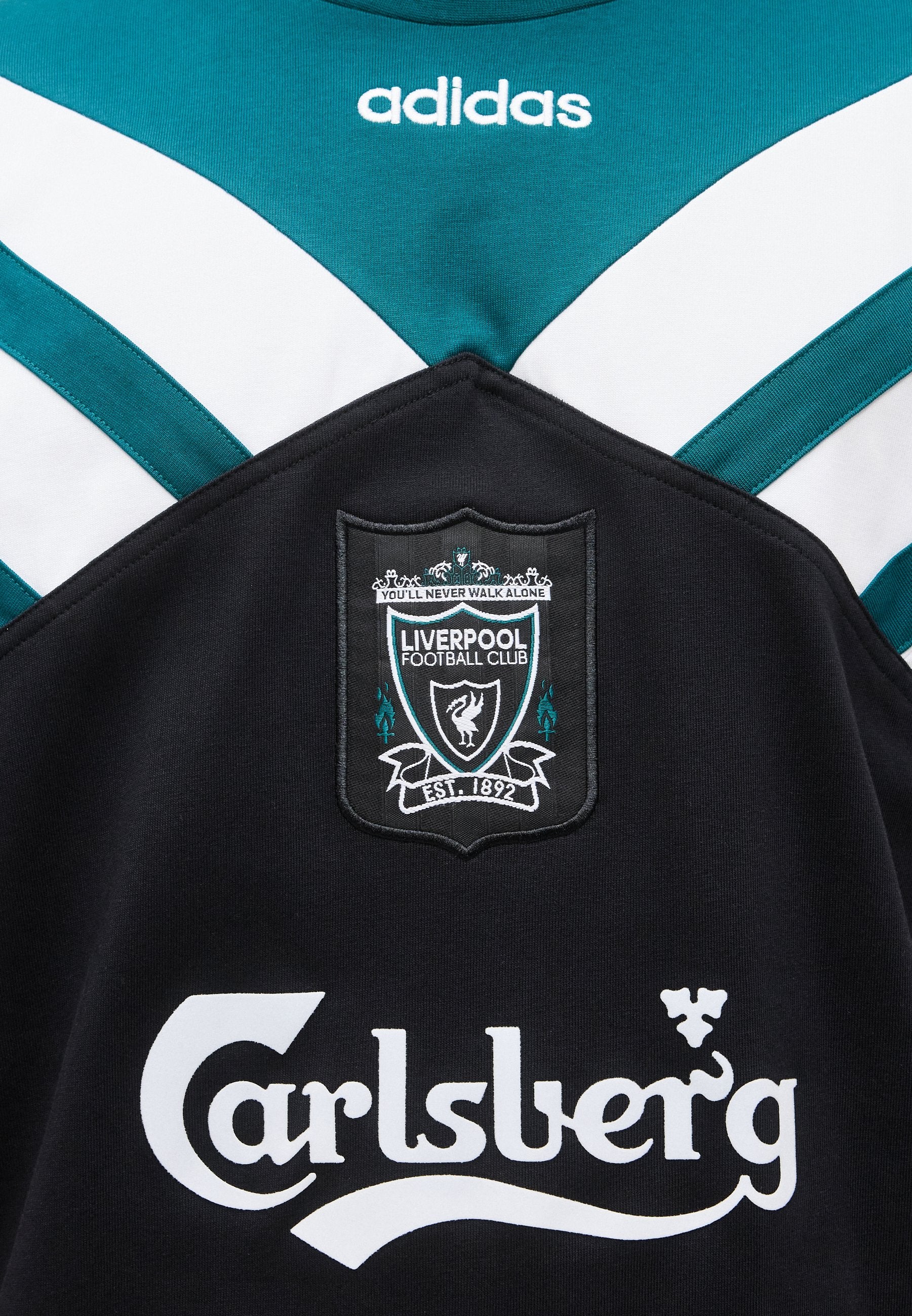 LIVERPOOL FC TEE 95 - Club wear - black/rich green