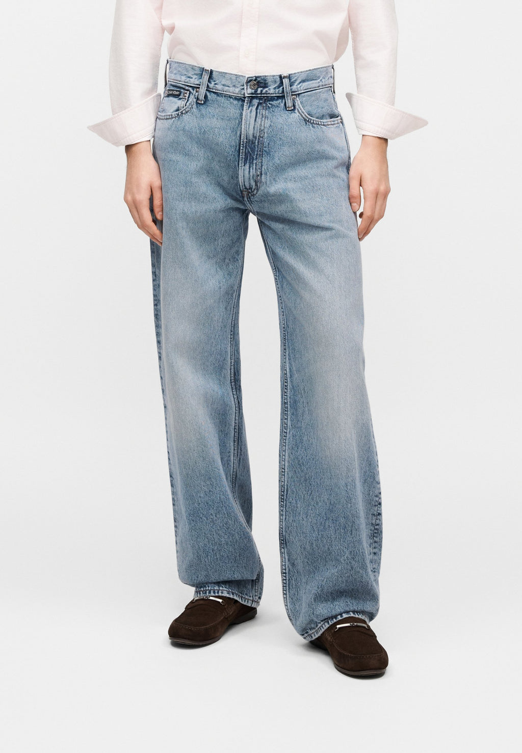 Jean ample - denim bleu clair