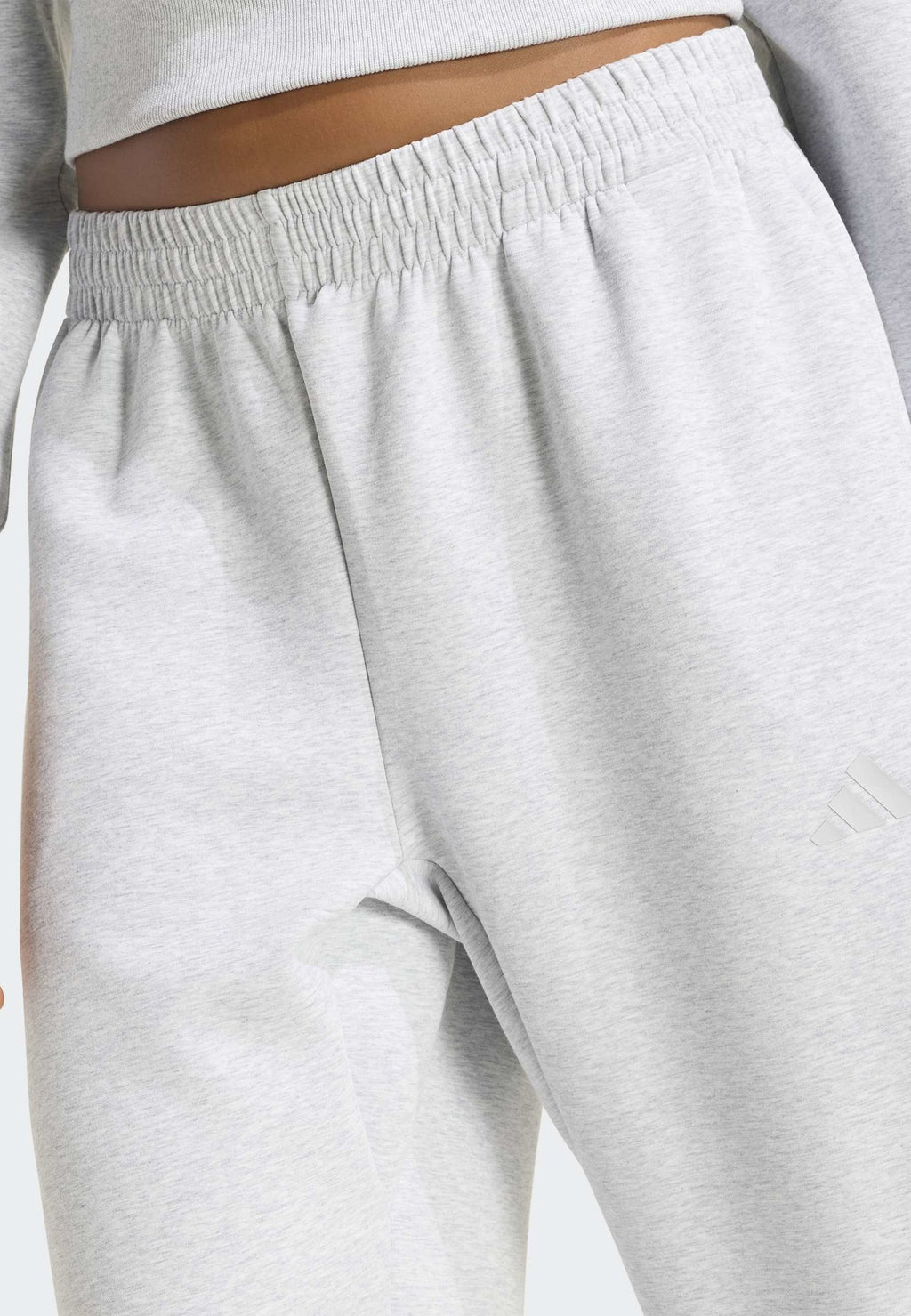SOFT LUX PANTS - Tracksuit bottoms - light grey heather