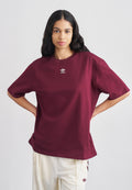 TEE - Basic T-shirt - maroon