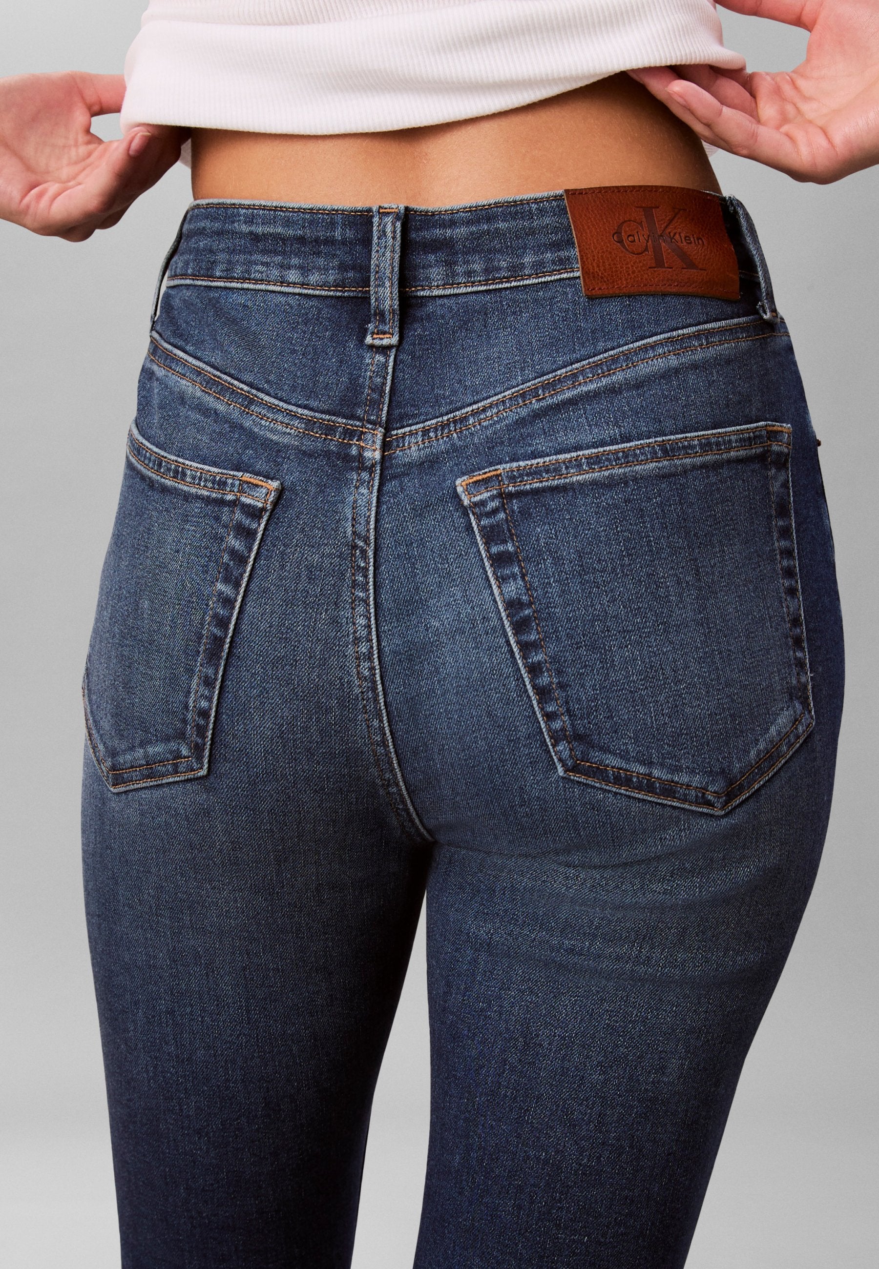 JEAN SKINNY TAILLE HAUTE - Jean skinny fit - bleu midtown
