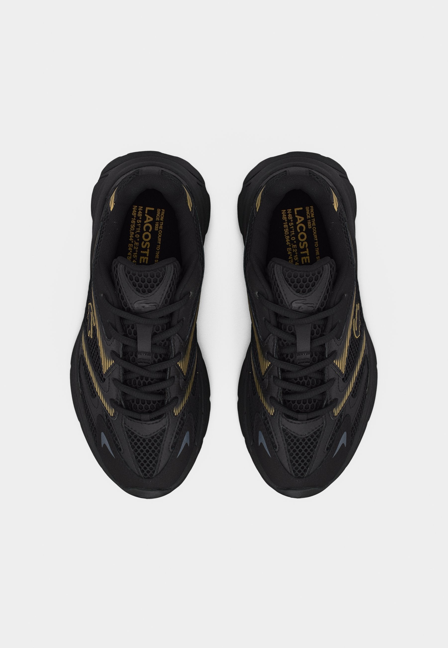 أحذية رياضية JUNIOR L003 NEO SHOT LACES UNISEX - أحذية رياضية - سوداء/ملونة بالذهب