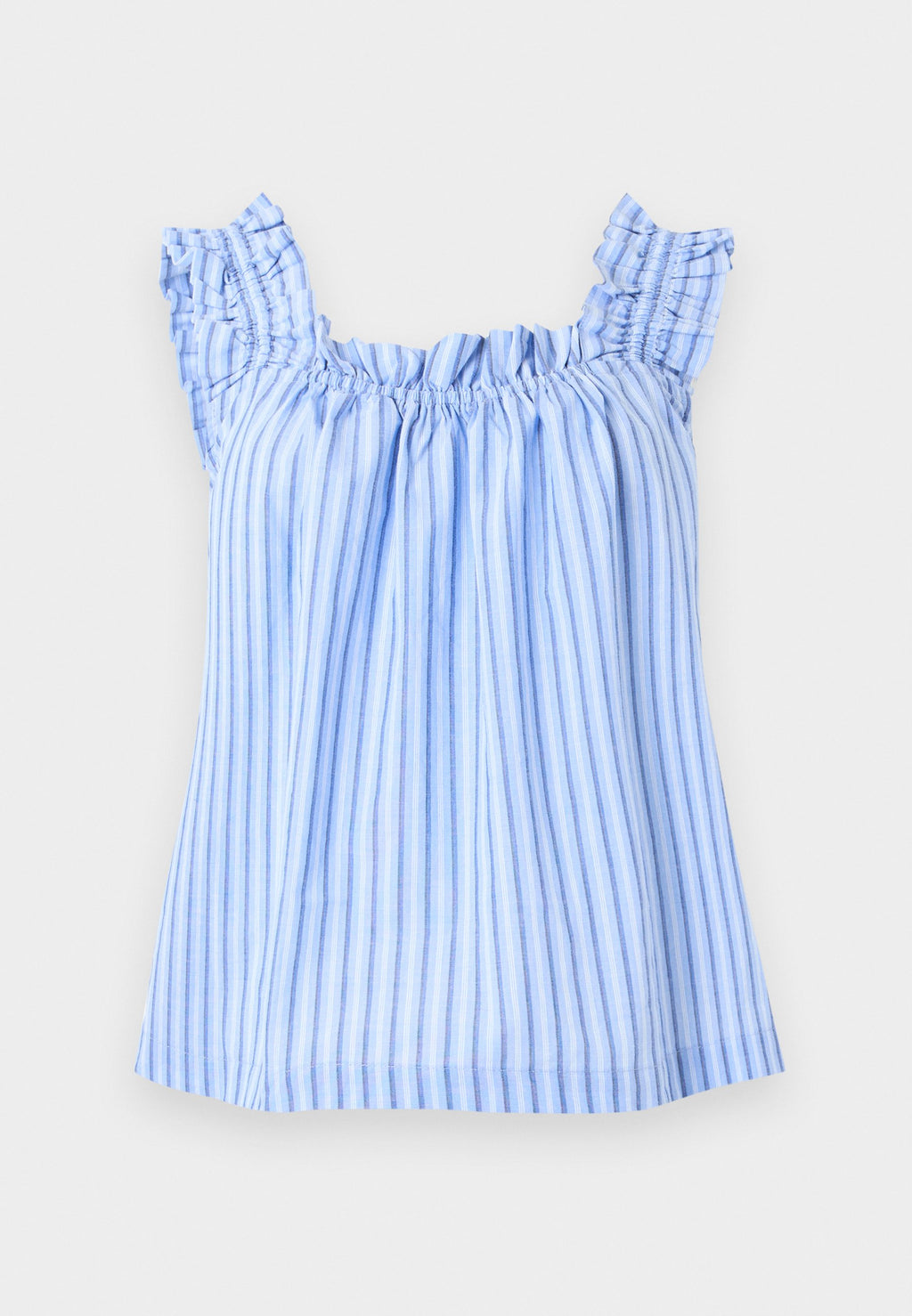 FASHION RUFFLE TANK - Pyjama top - blue