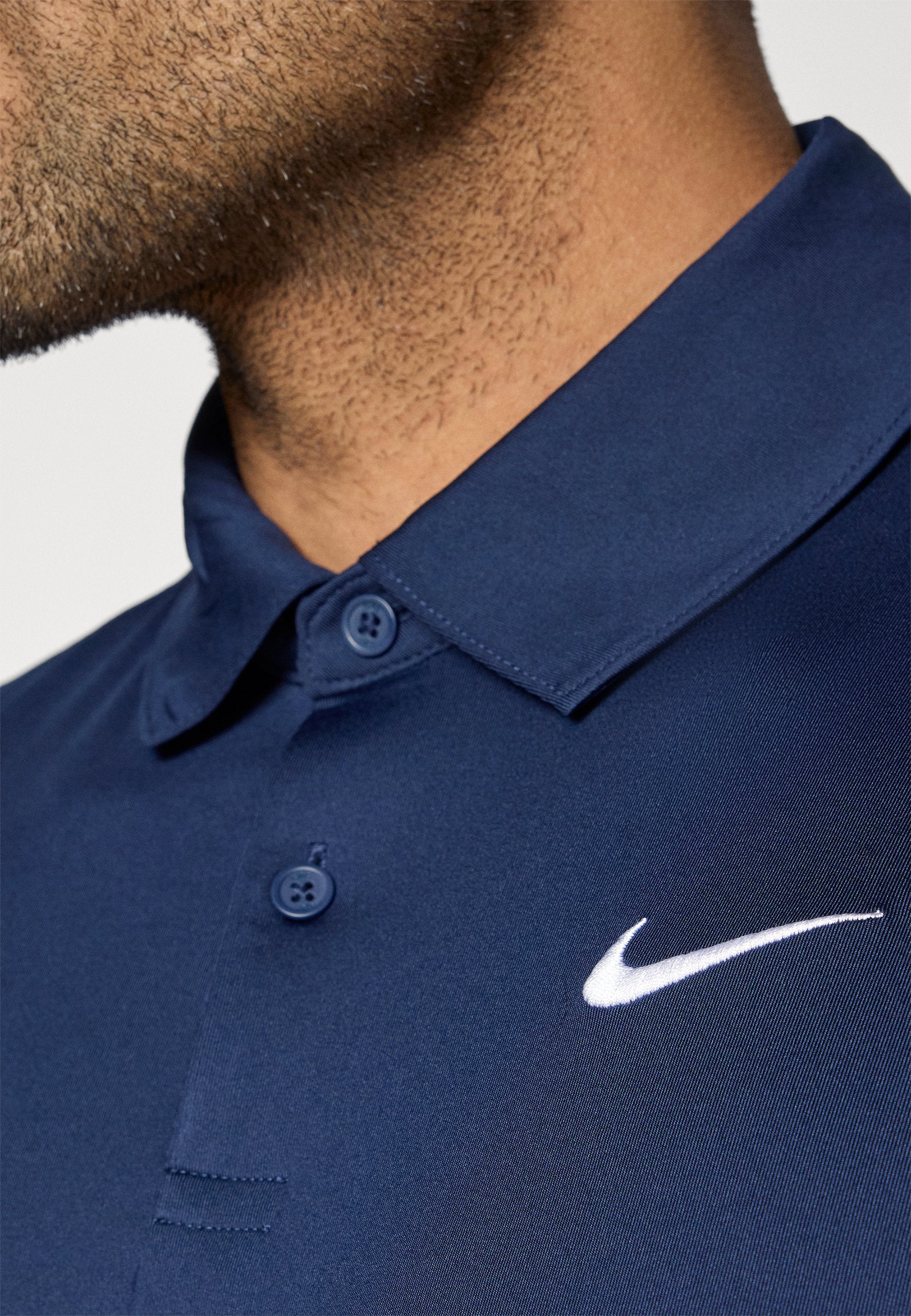 VICTORY SOLID - Polo shirt - college navy/white