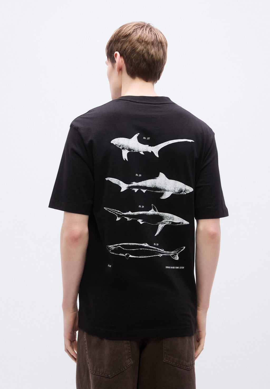 NOFISHIX - Print T-shirt - black