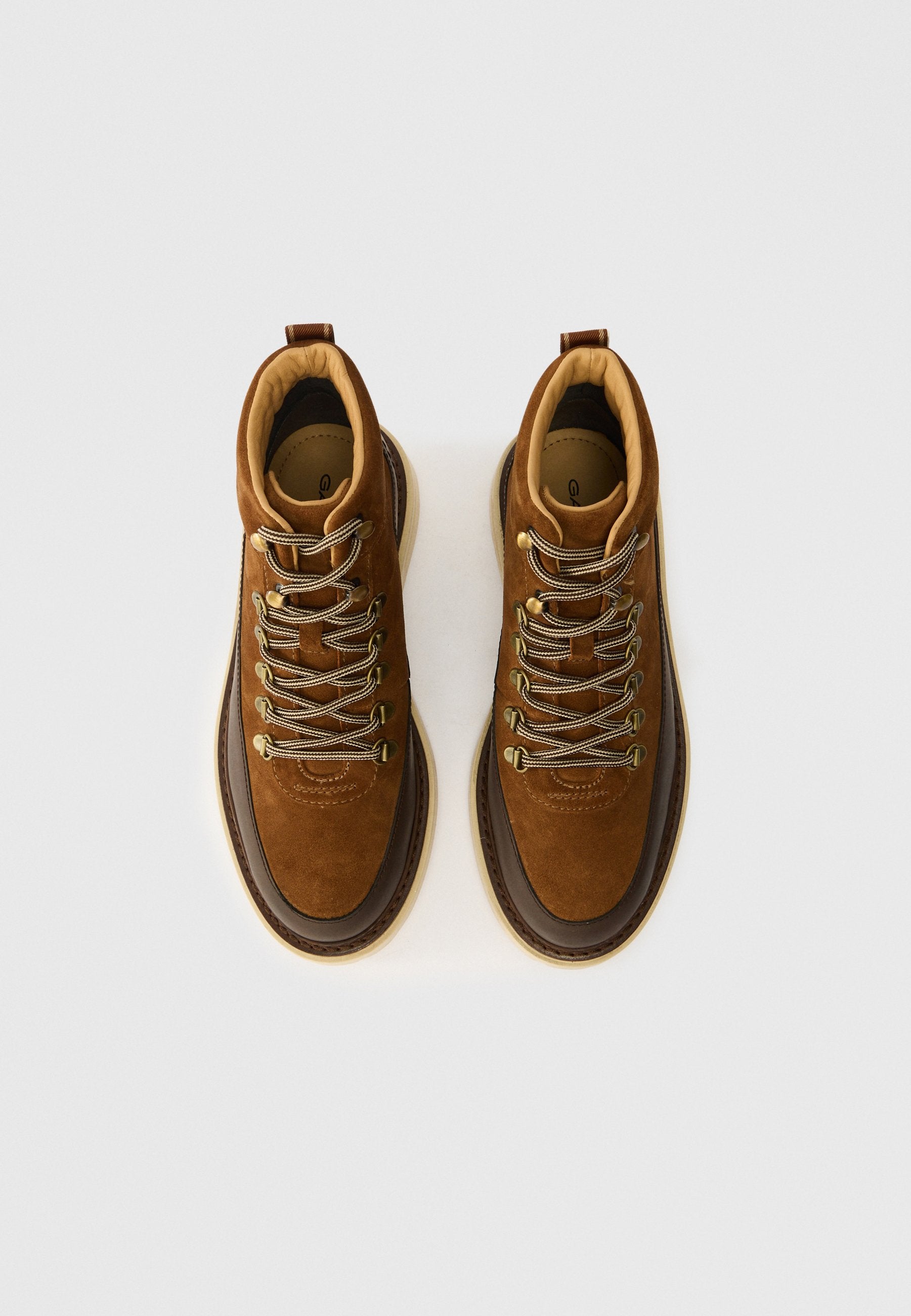 HILLPREP - Lace-up ankle boots - cognac