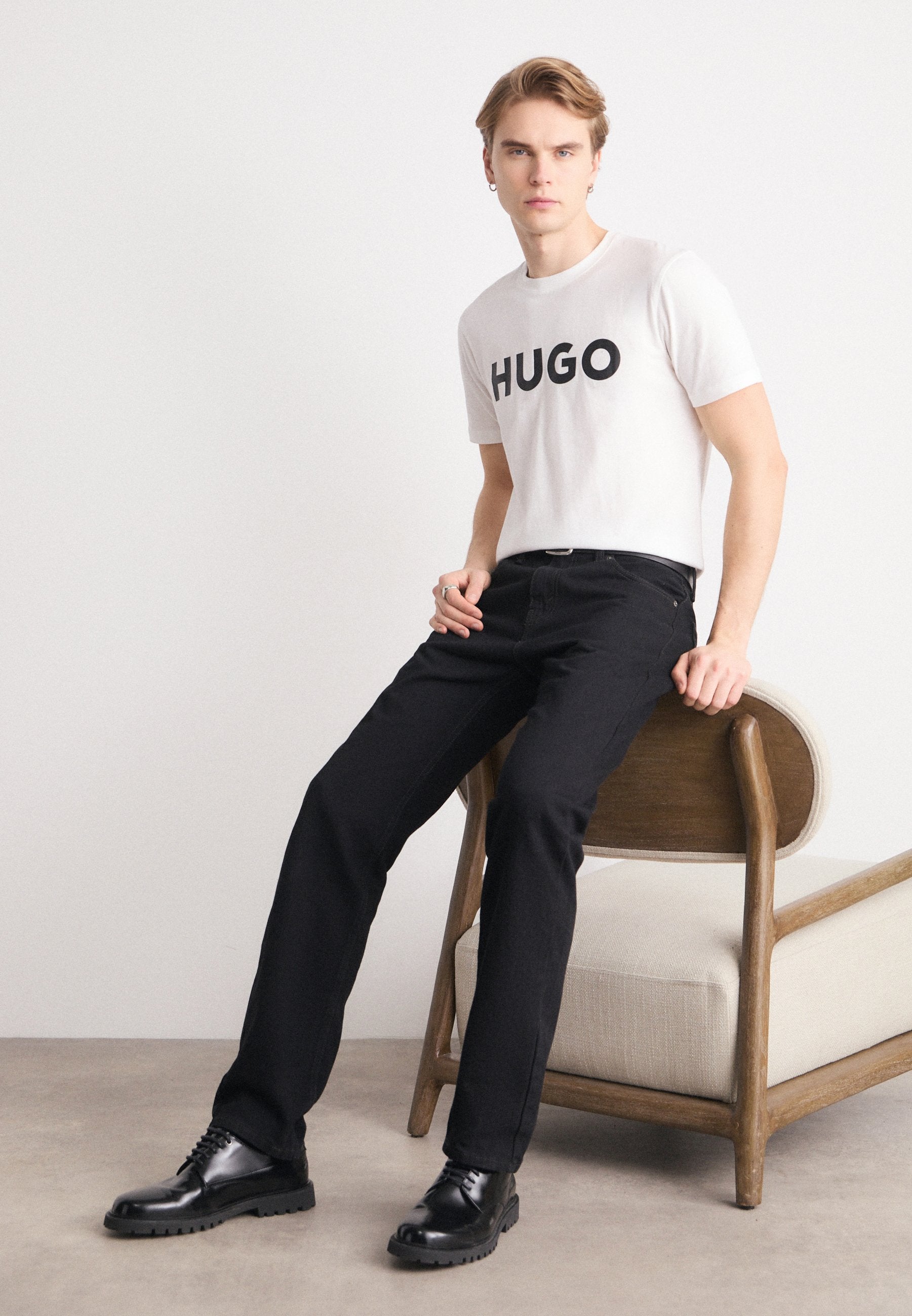 DULIVIO - Print T-shirt - open white