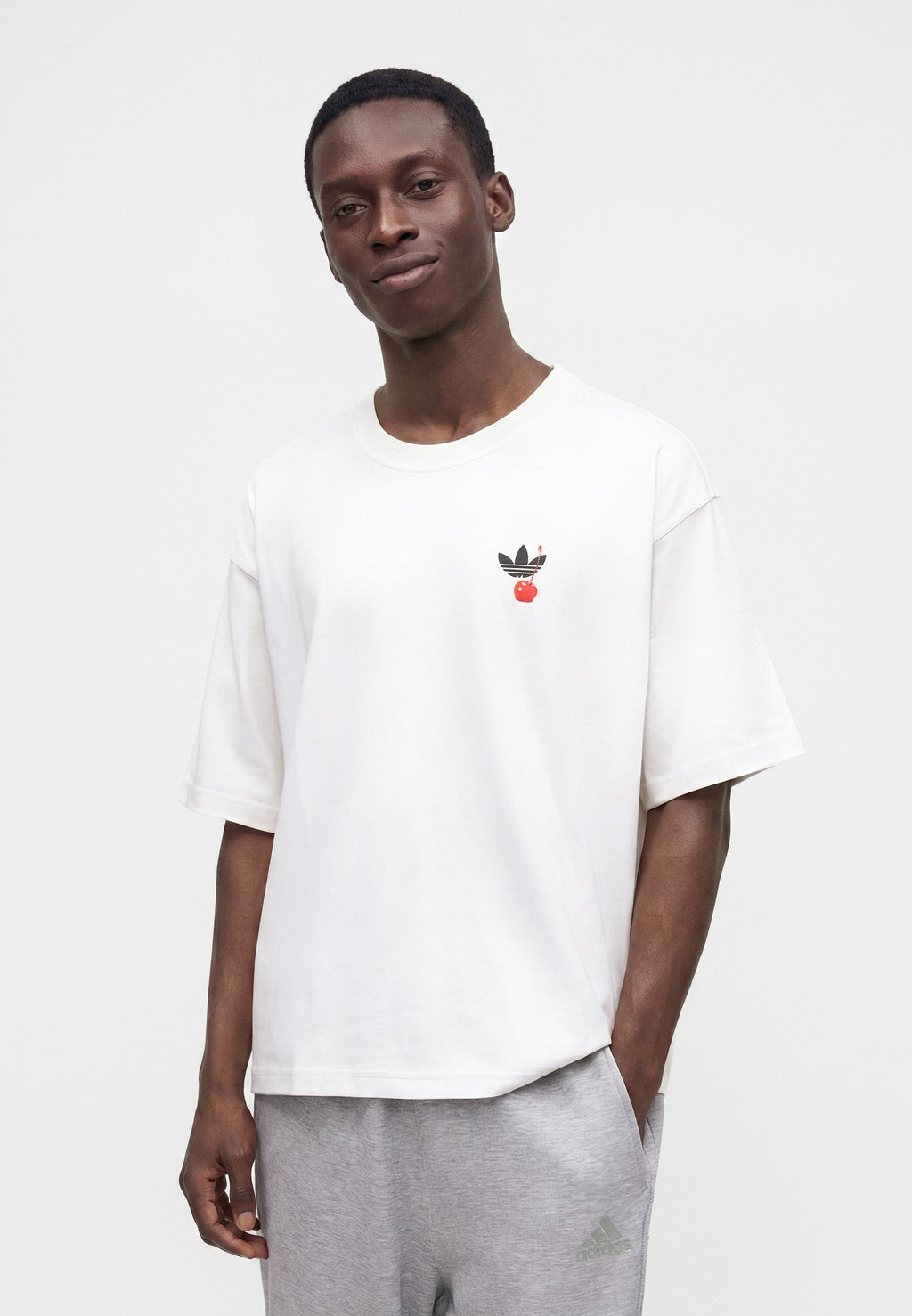 CAKE OVERSIZED TEE UNISEX - Print T-shirt - off white