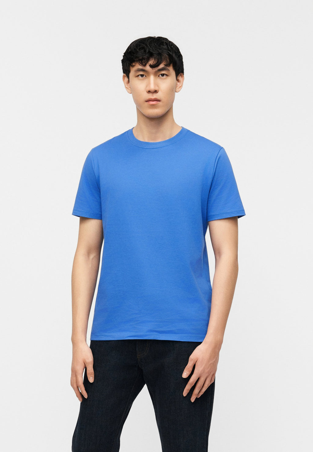 EVERYDAY SOFT CREW - Basic T-shirt - belle blue