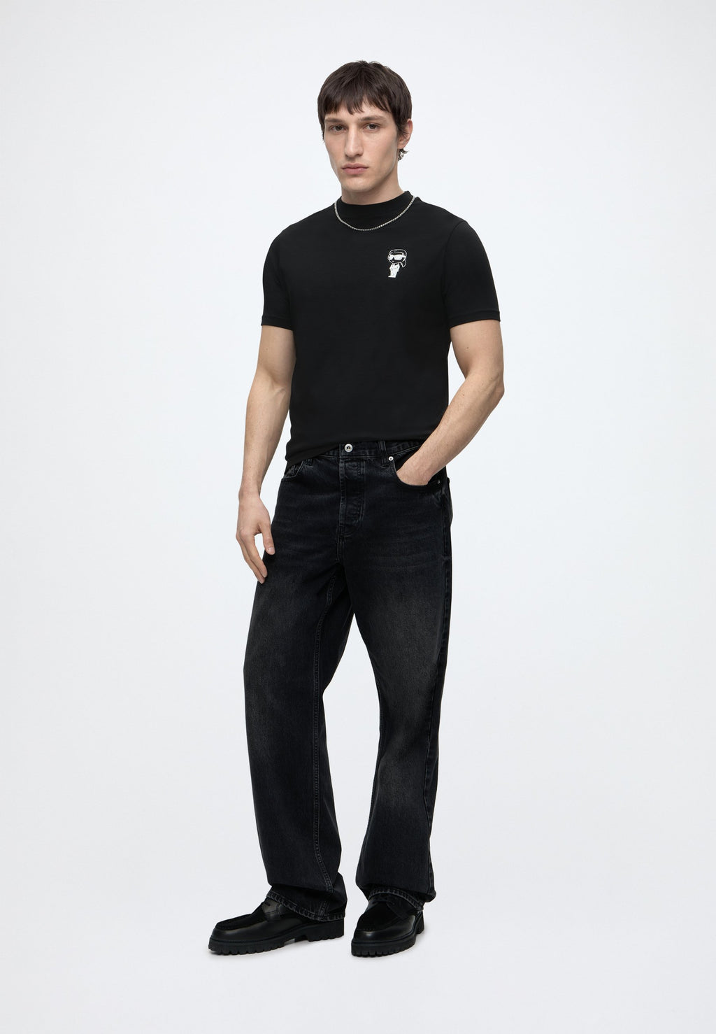 CREWNECK - Basic T-shirt - black