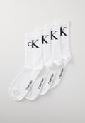 MONOGRAM 4'LÜ PAKET - Çorap - beyaz