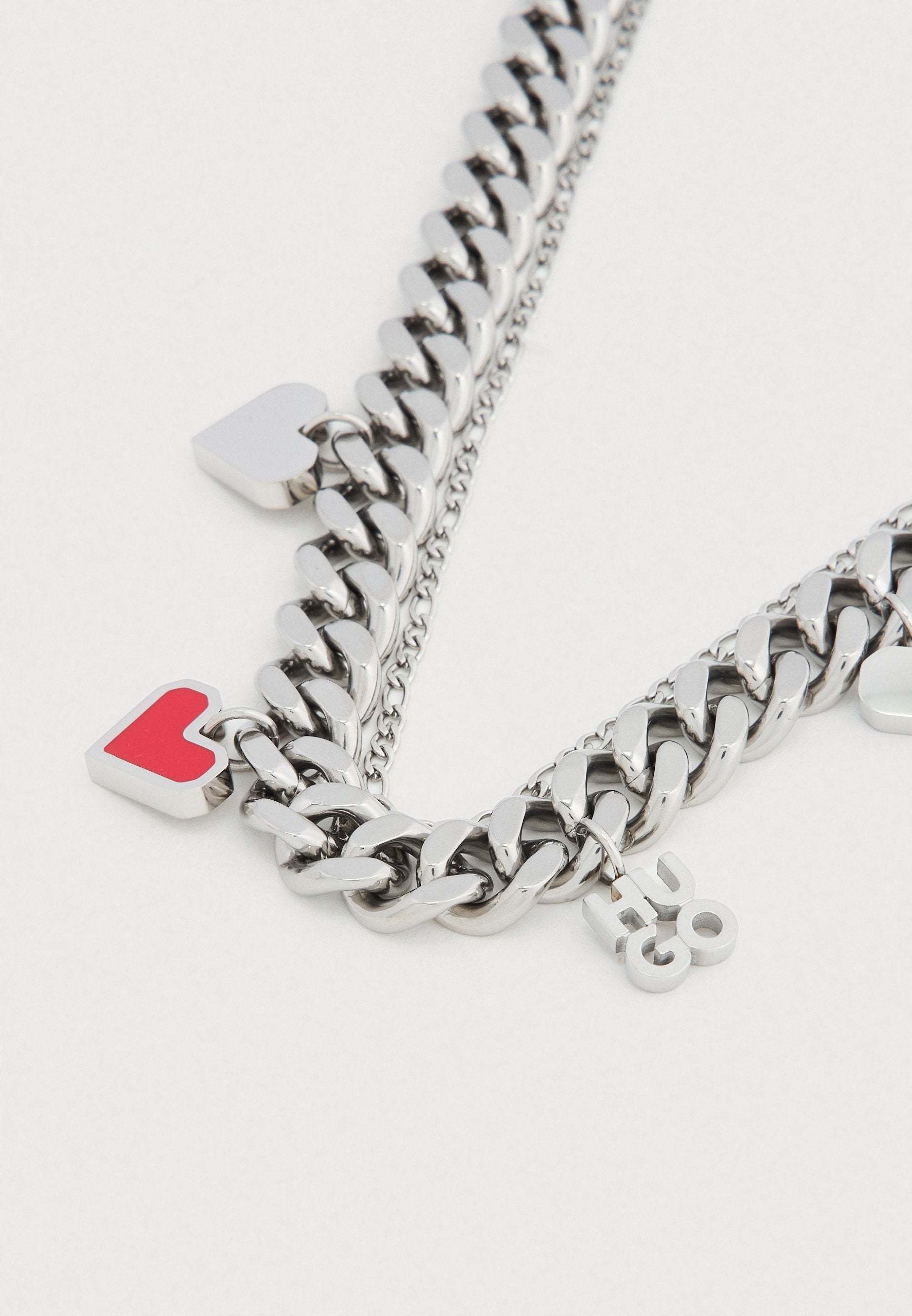 VALENTIN CHARMS UNISEX - Necklace - silver