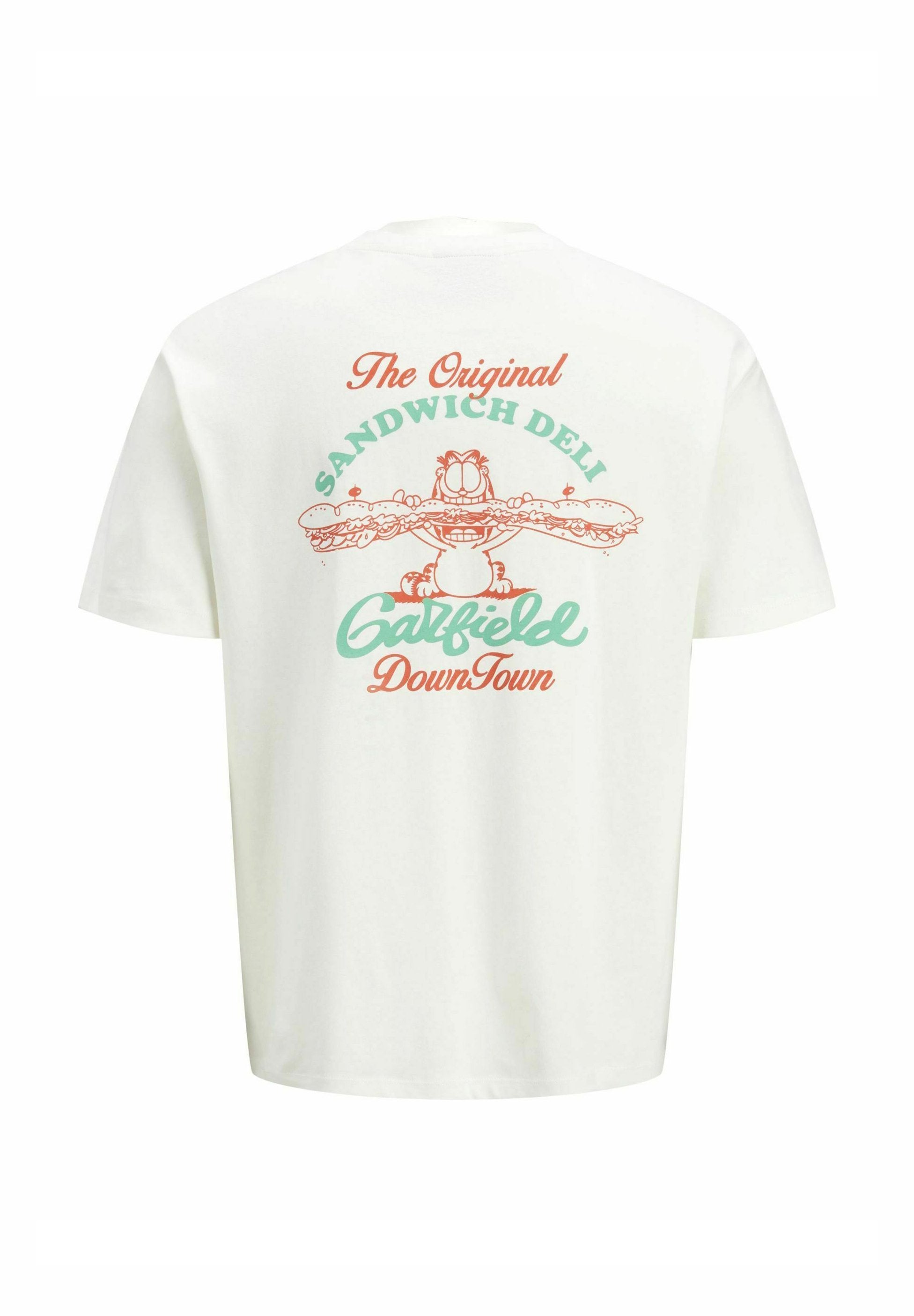 RUNDHALSAUSSCHNITT  - Print T-shirt - white alyssum