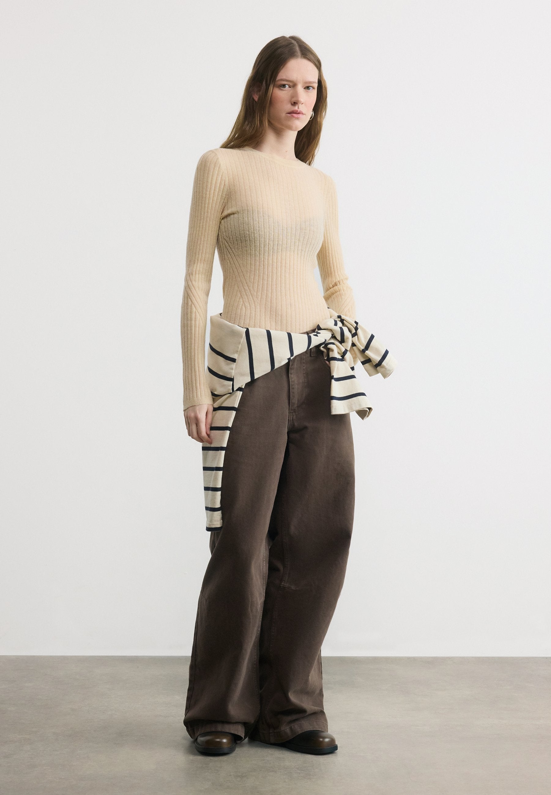 FENNONI - Jumper - open beige