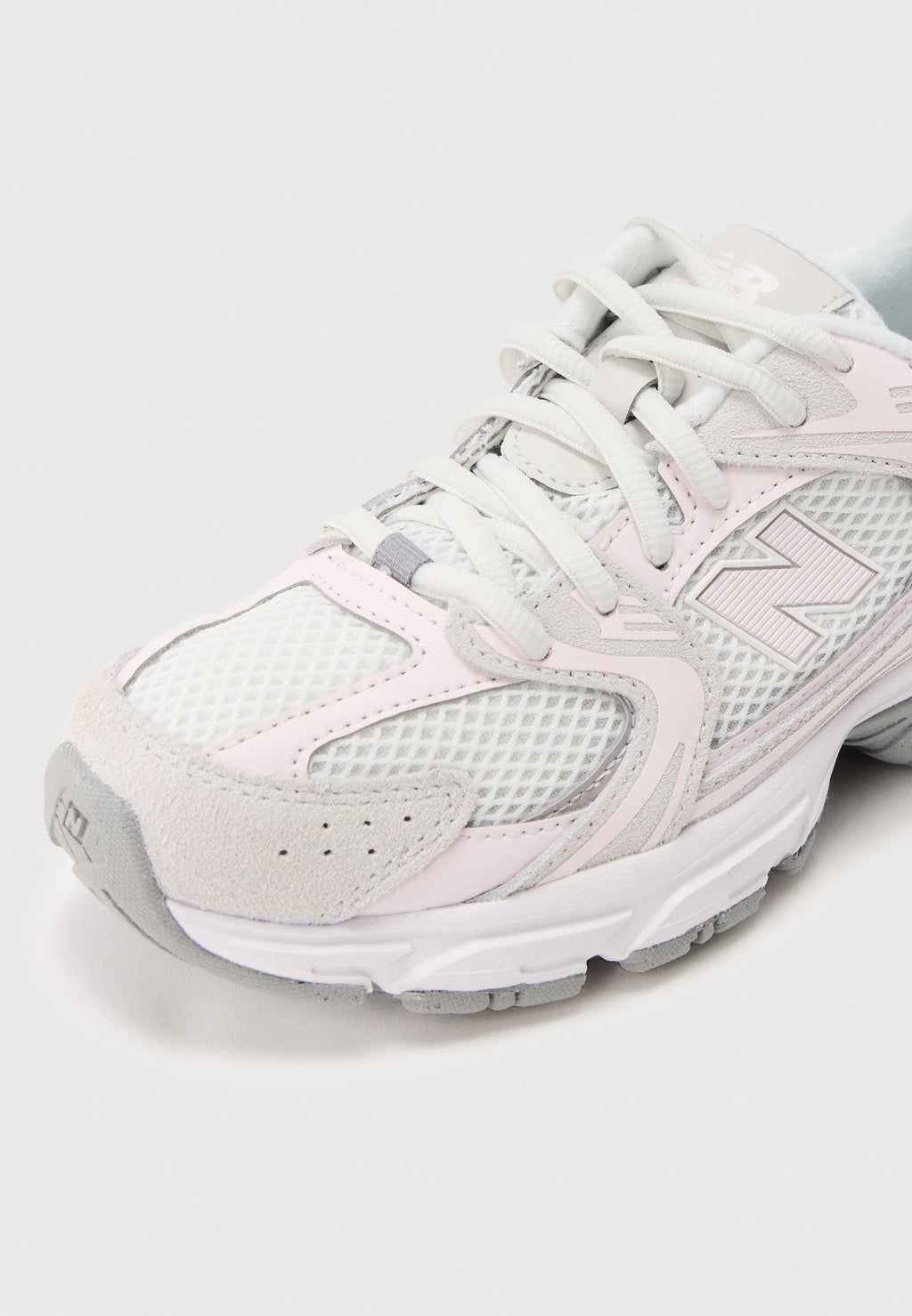 530 UNISEXE - Baskets - gris clair/rose sel
