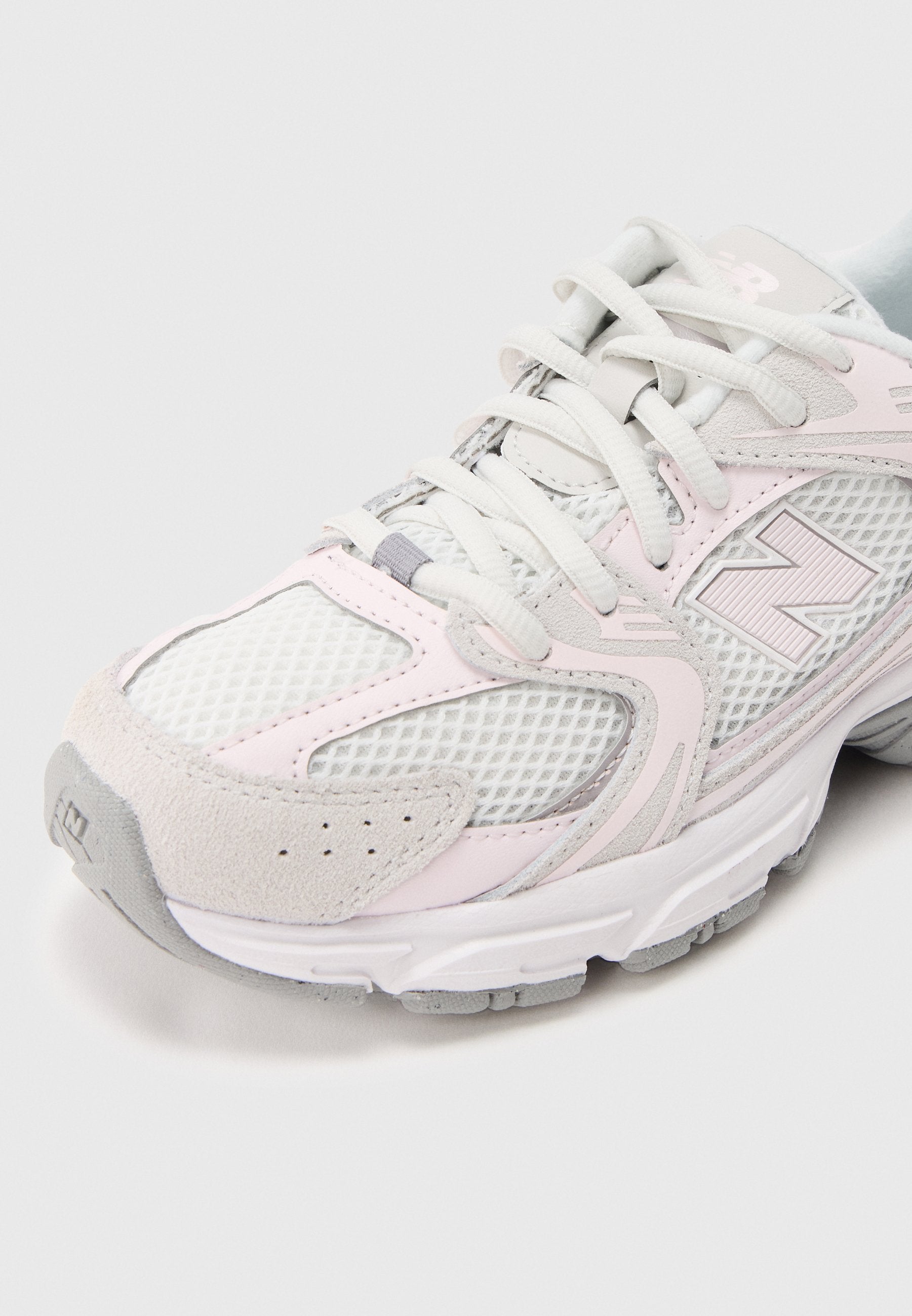 530 UNISEXE - Baskets - gris clair/rose sel