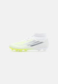 F50 SPARKFUSION LEAGUE MID CUT - Football boots artificial grass - footwear white/iron metallic/hi res yellow
