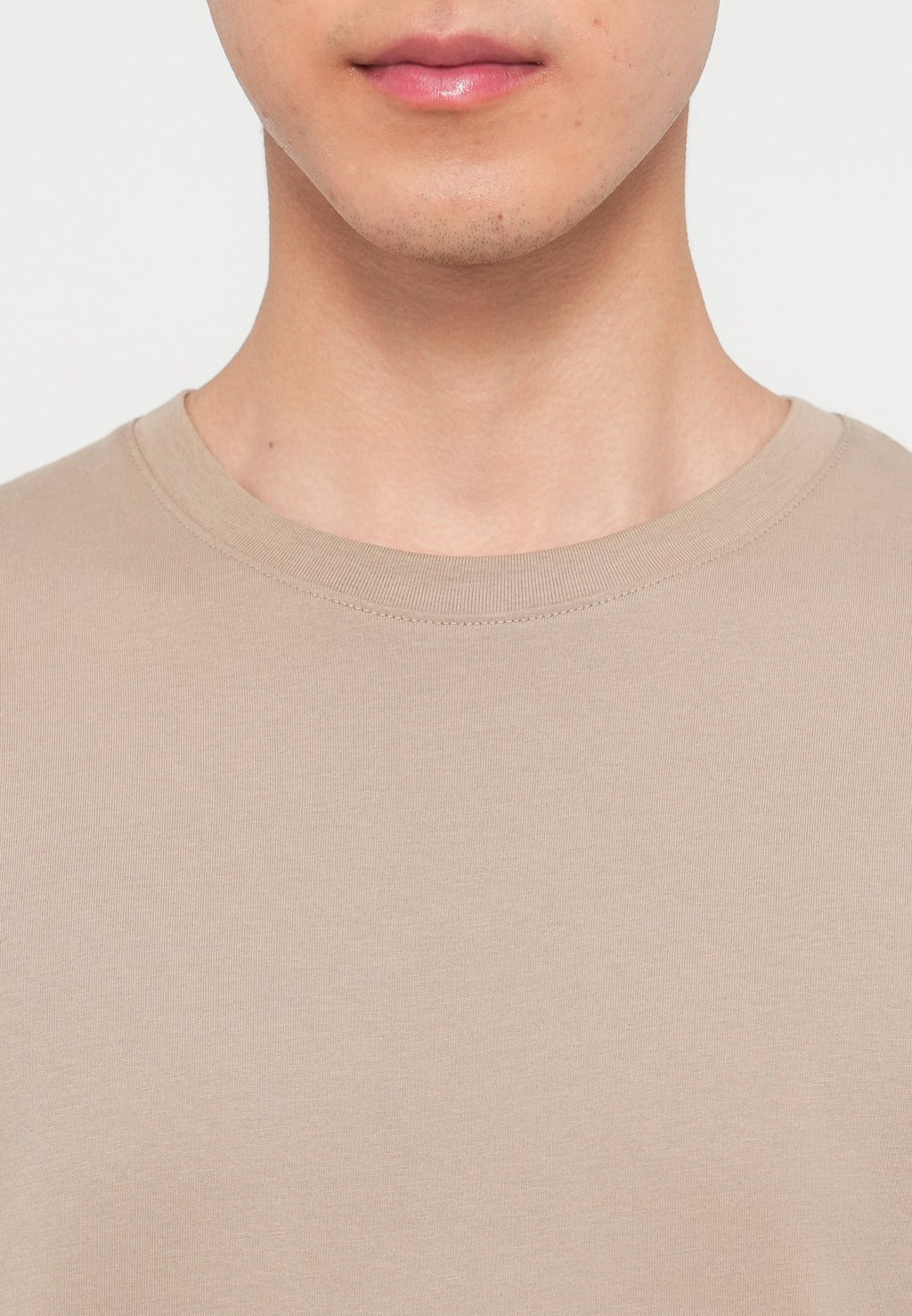 JJEORGANIC BASIC TEE O NECK 5 PACK - T-shirt basique - moonbeam/crockery/olive night/castlerock/ultimate grey