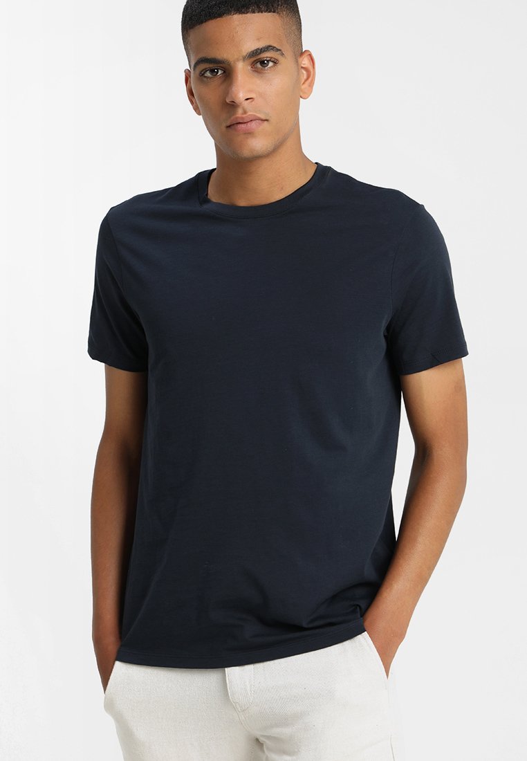T-SHIRT SLIM FIT - Basic T-shirt - navy