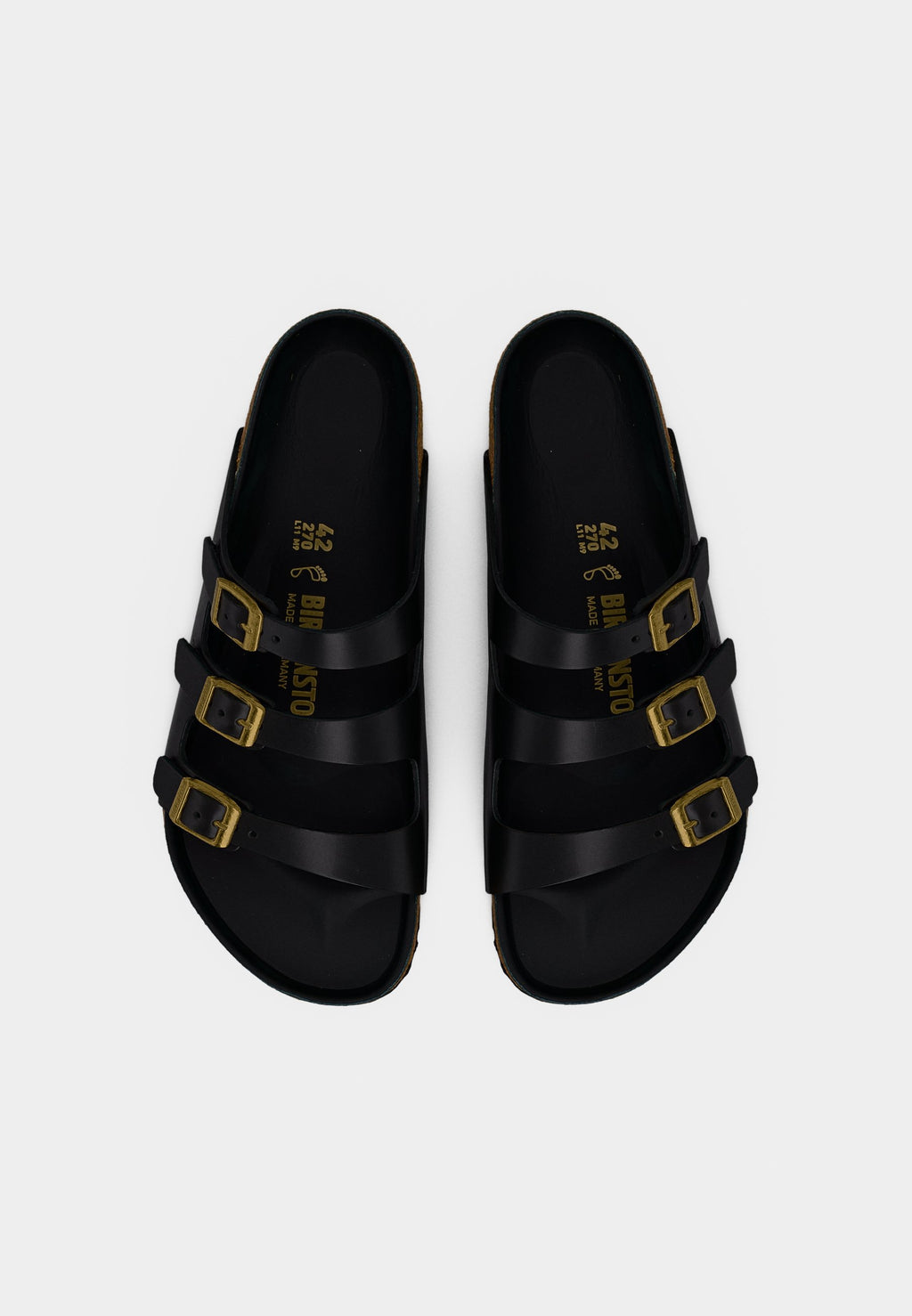 FLORIDA FR LENA AMALFI BLACK HEXN REGULAR - Sandals - amalfi black